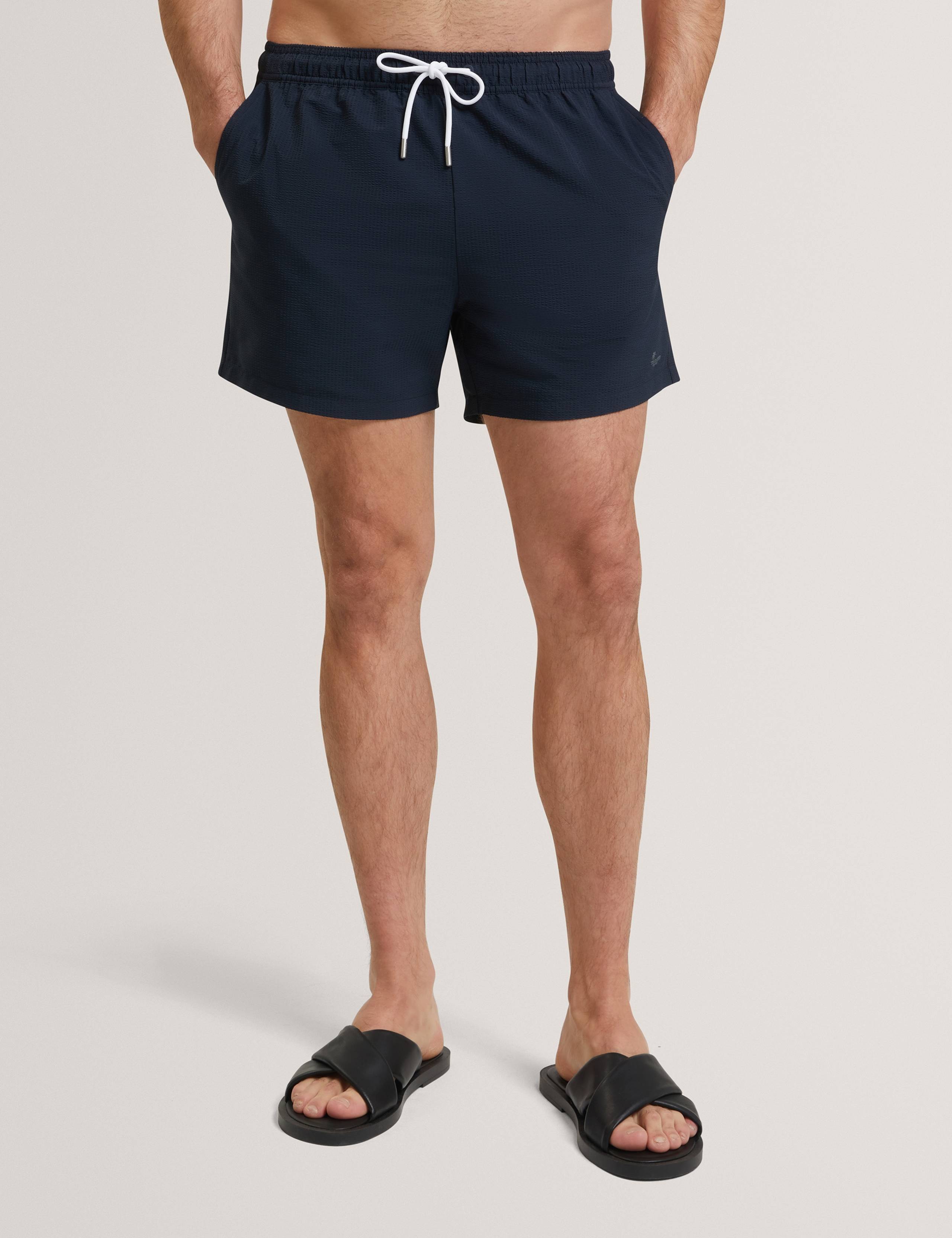 Heffner Seersucker Swim Shorts