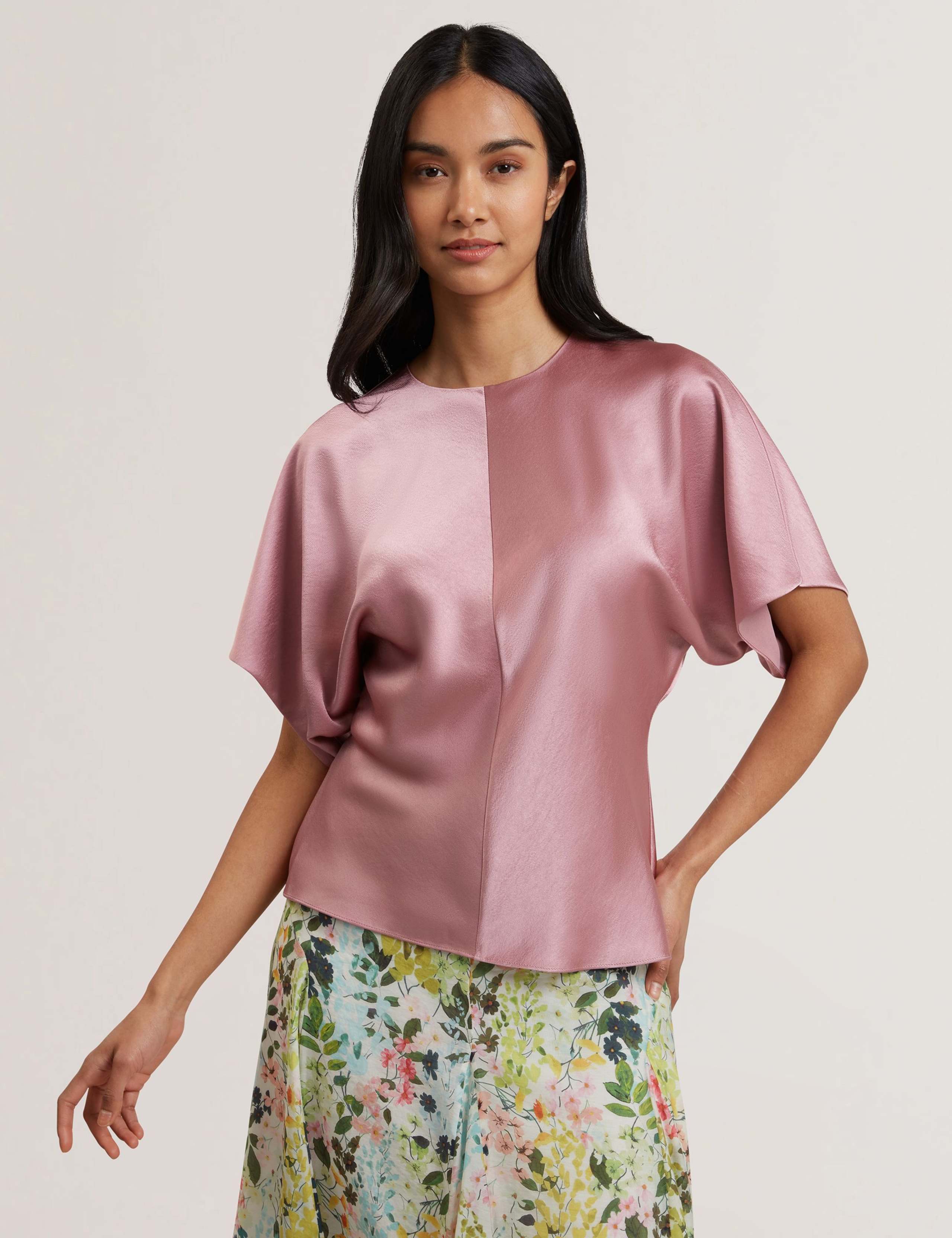 Batwing Sleeve Waisted Top