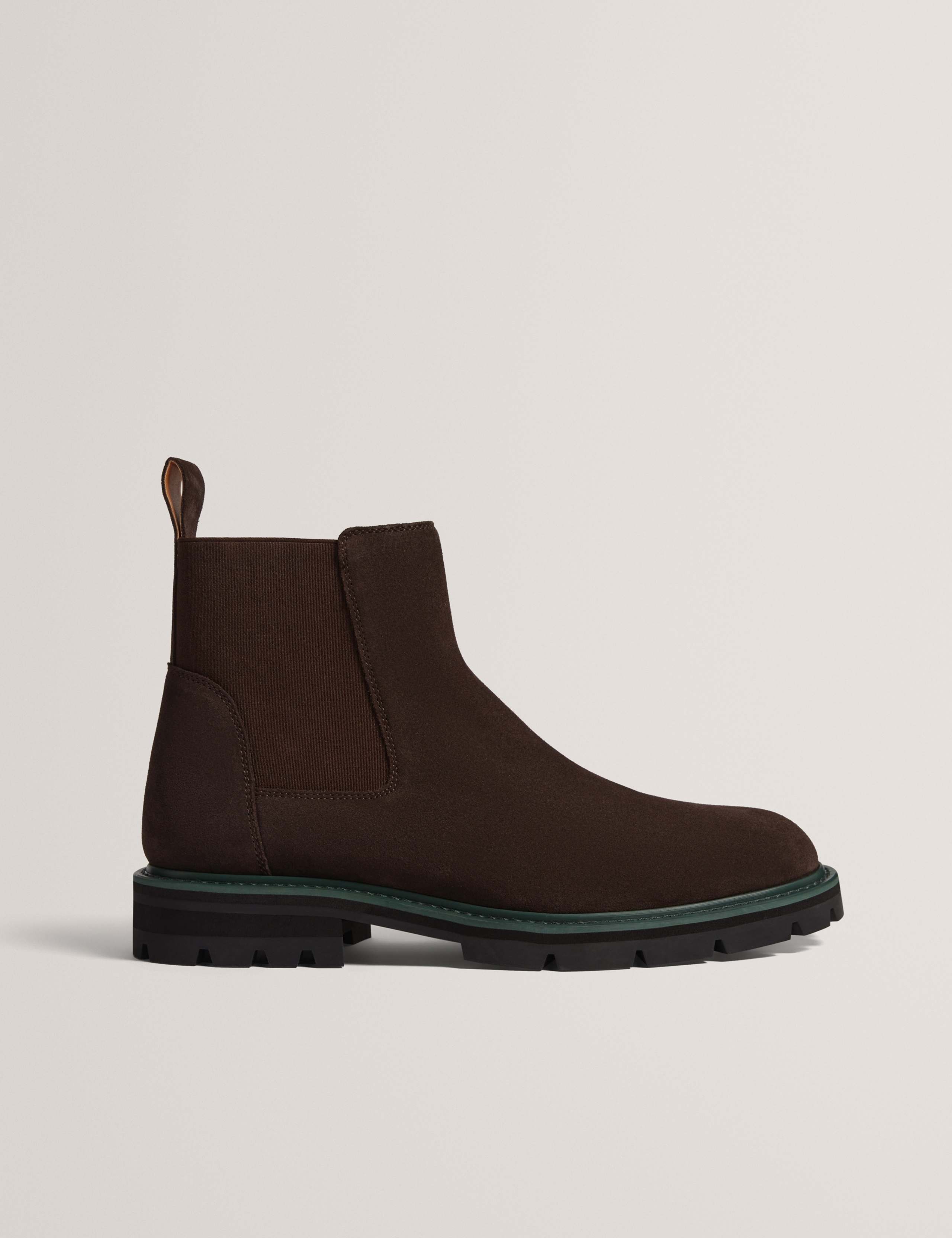 Suede Pull On Chelsea Boots