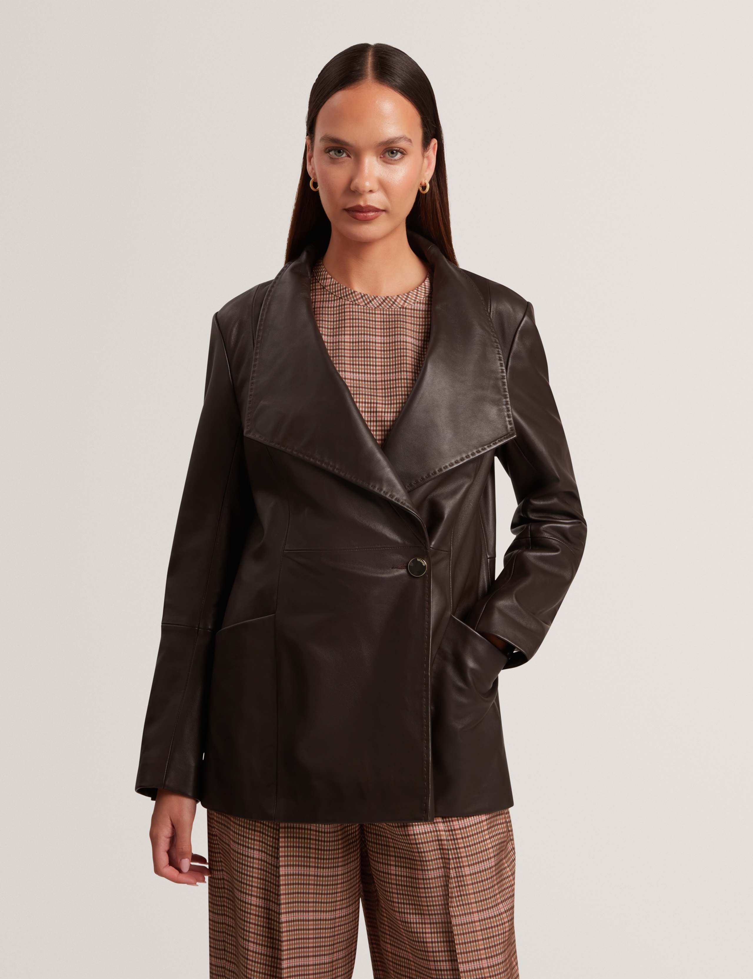 Leather Blazer