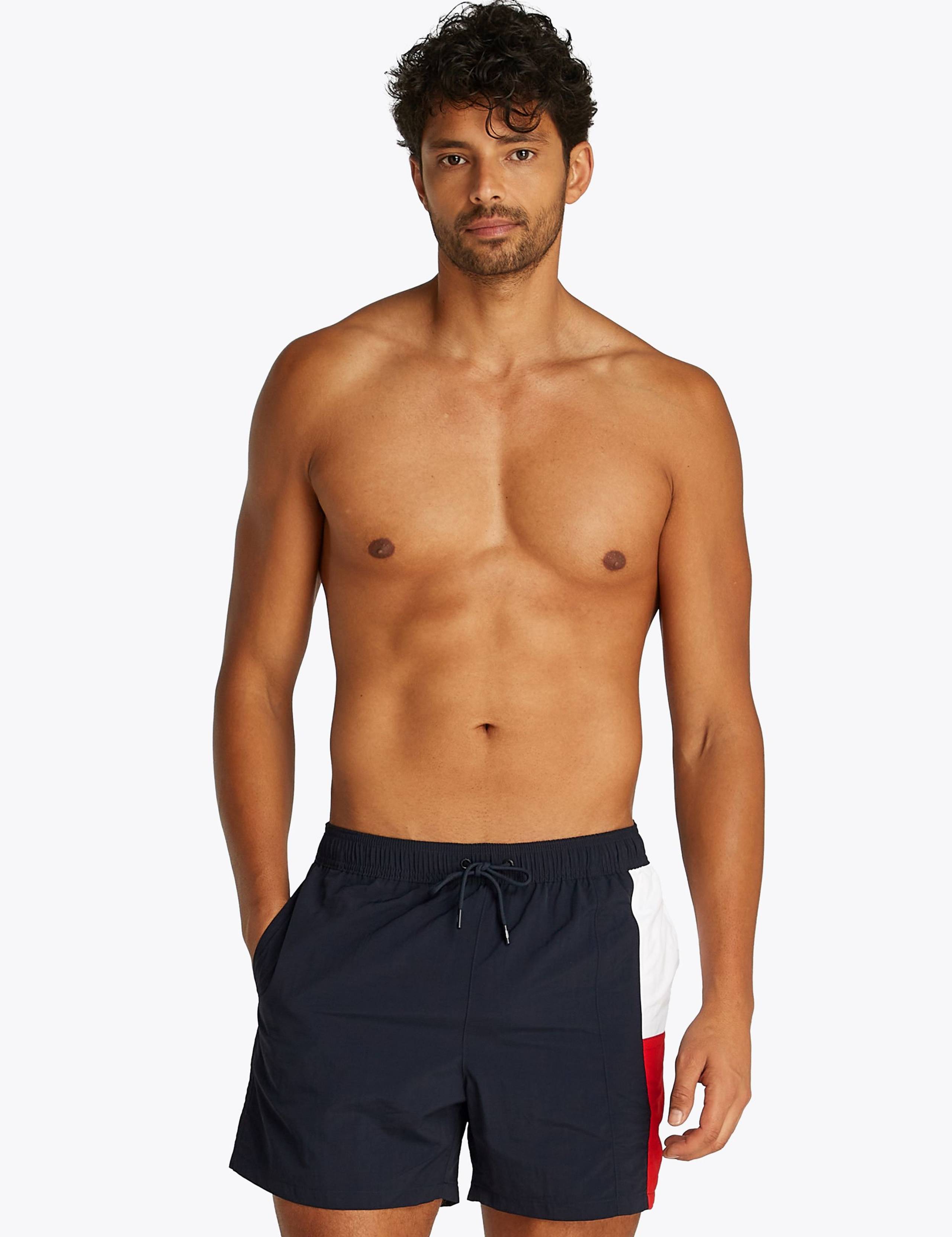 Side Flag Swim Shorts