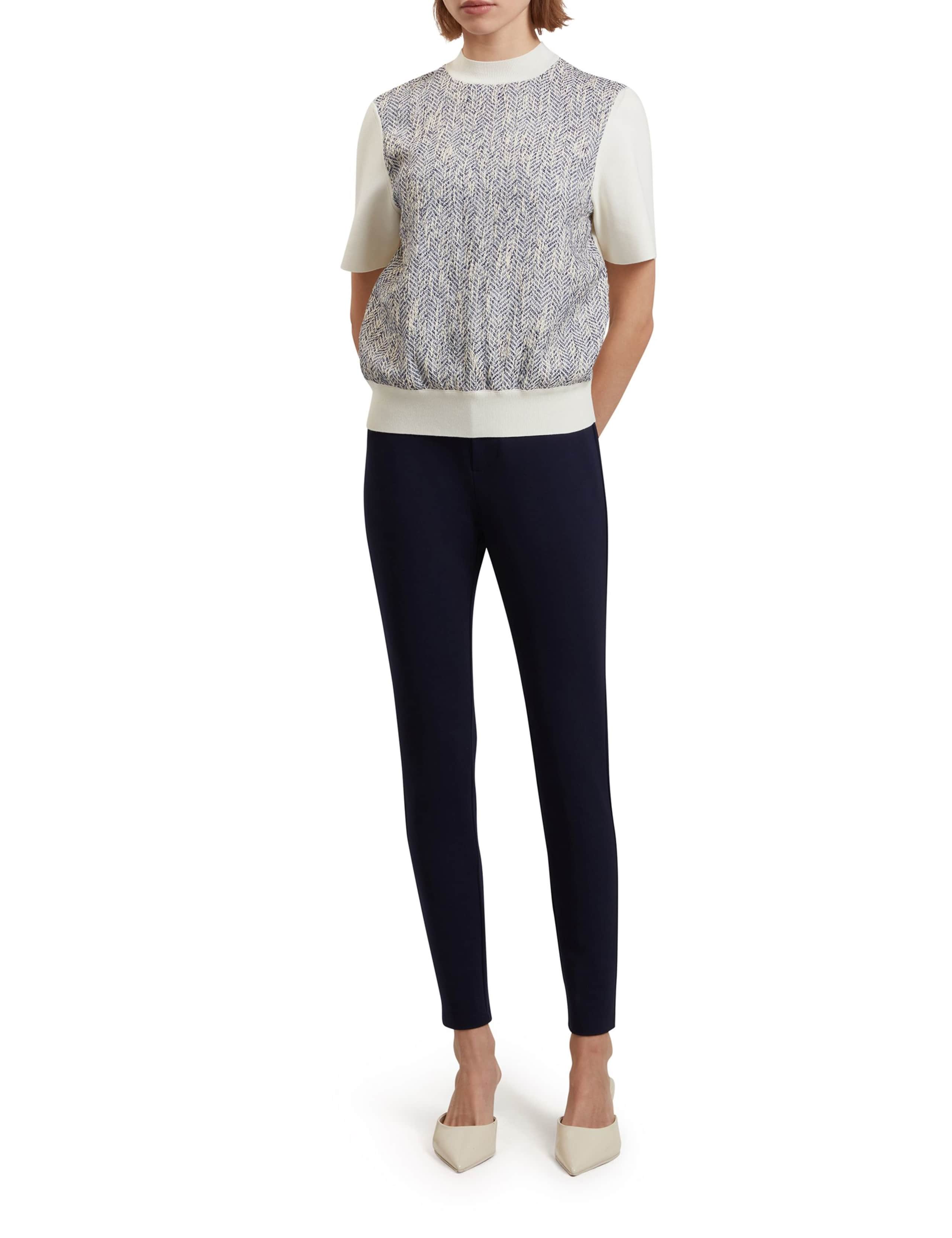 Jersey Fly Front Button Detail Leggings