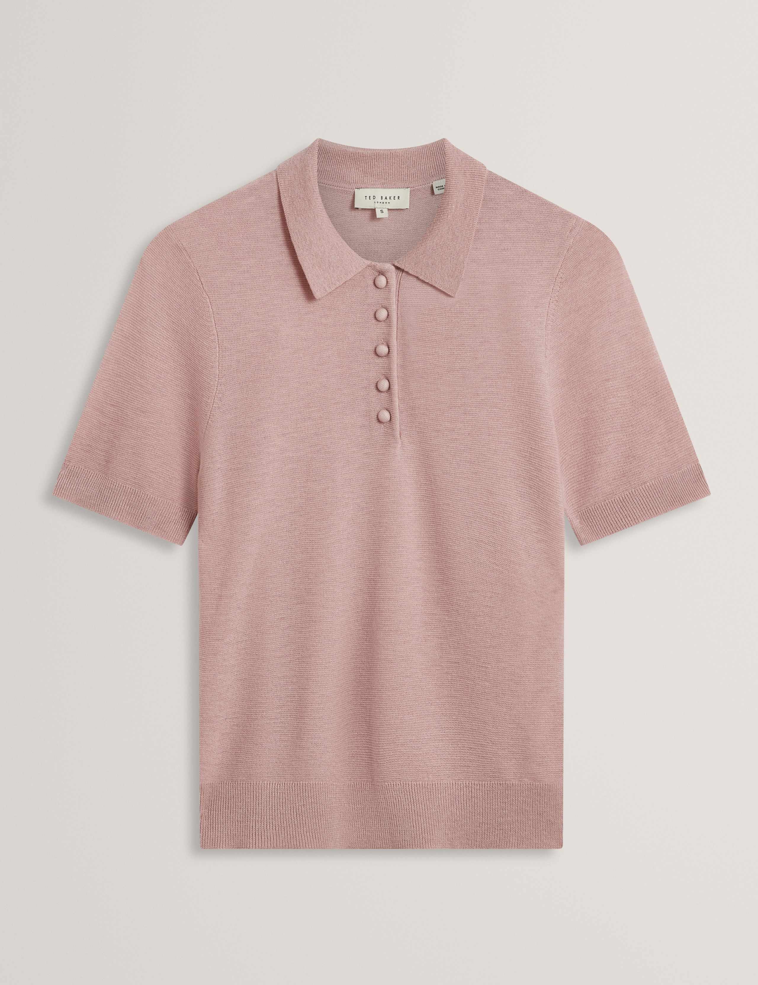 Pure Wool Polo Shirt
