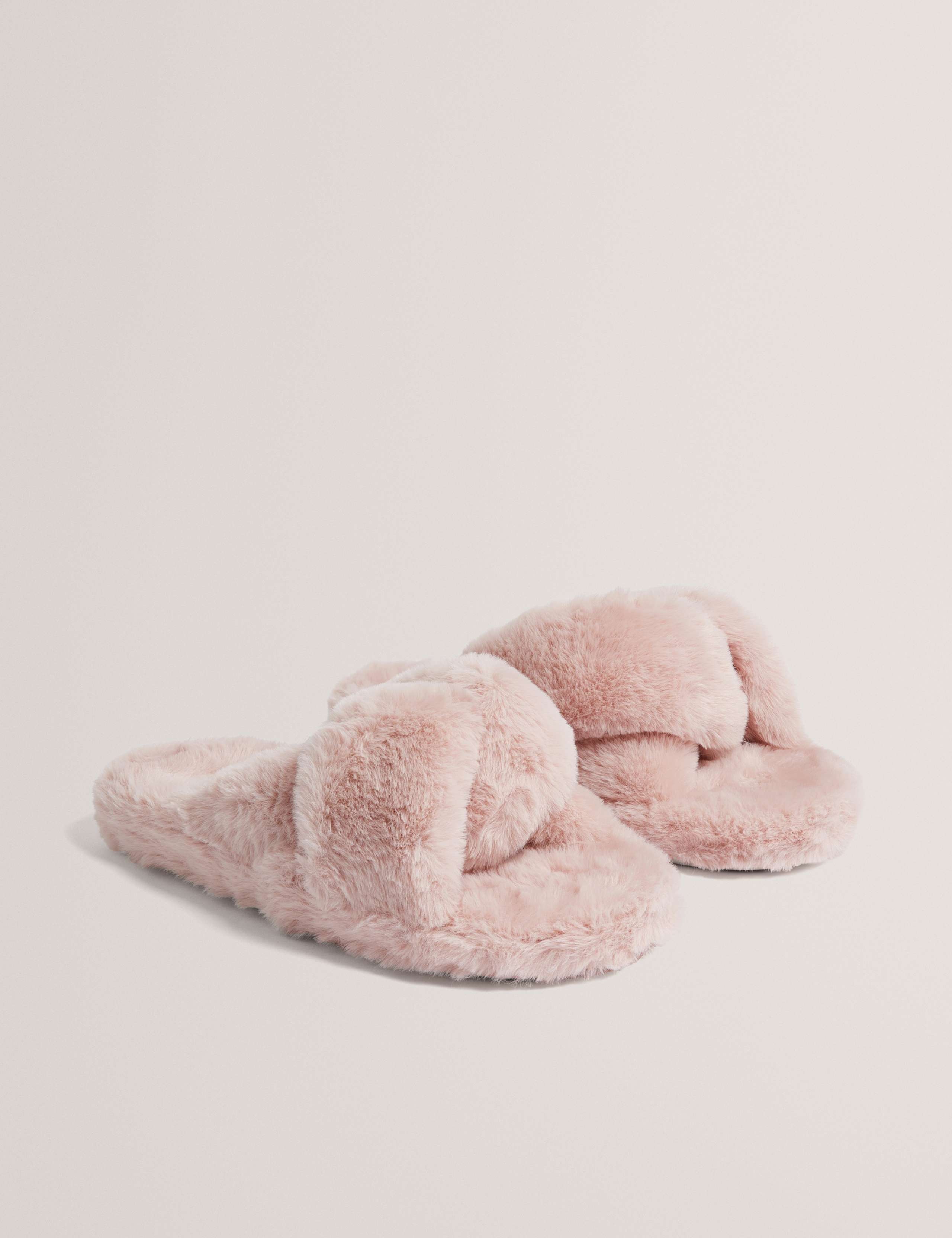 Faux Fur Slider Slippers