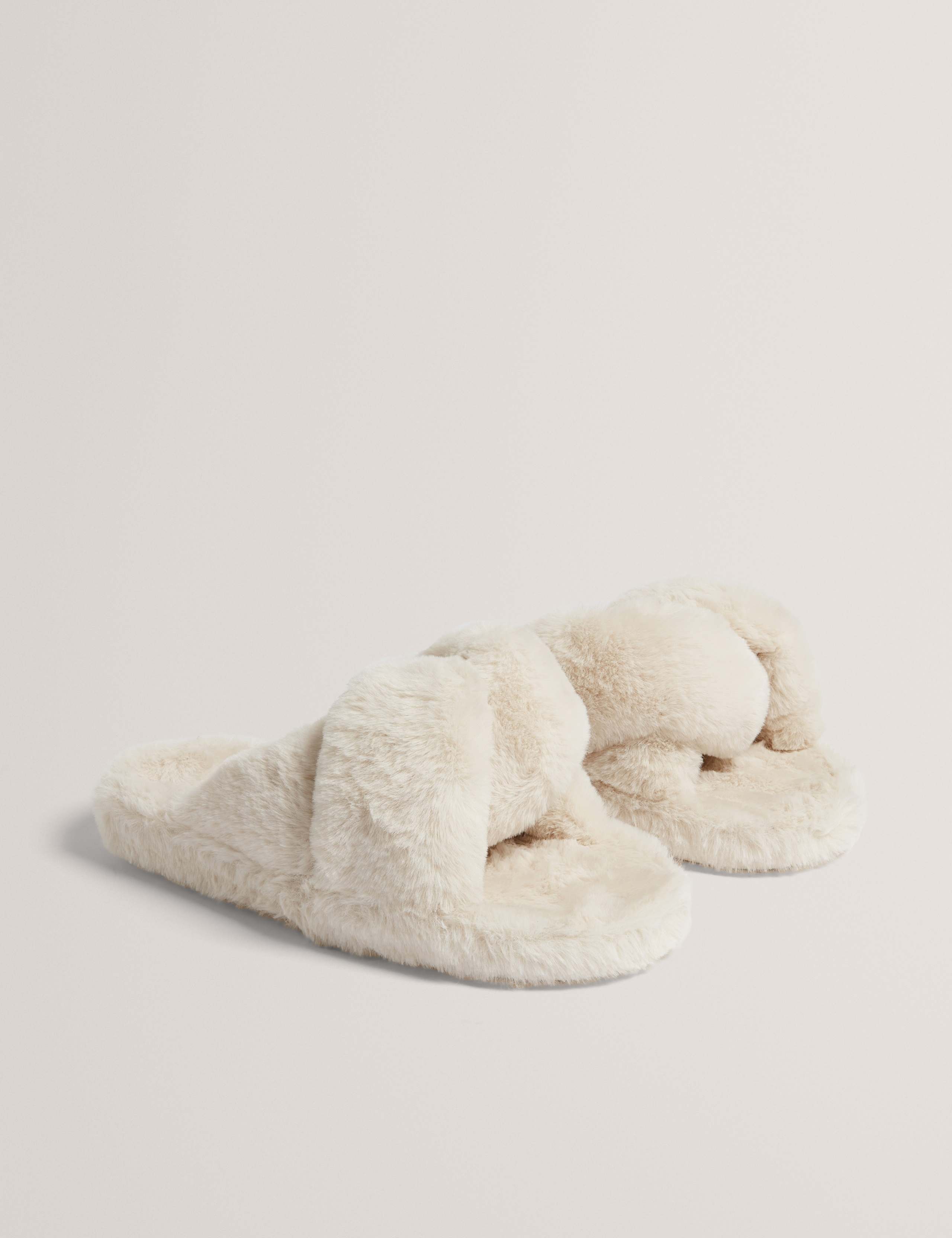 Faux Fur Slider Slippers