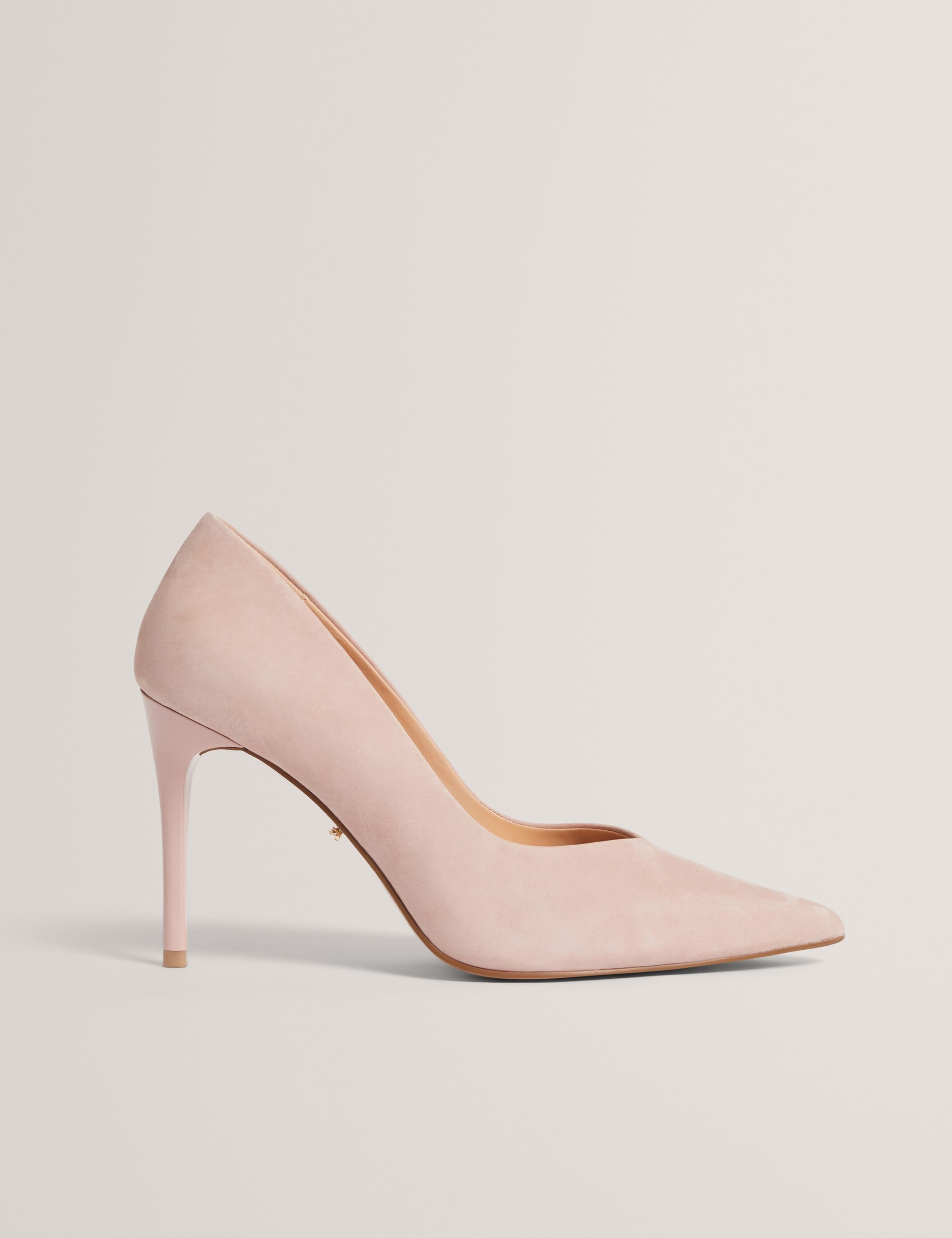 Slip On Stiletto Heel Court Shoes