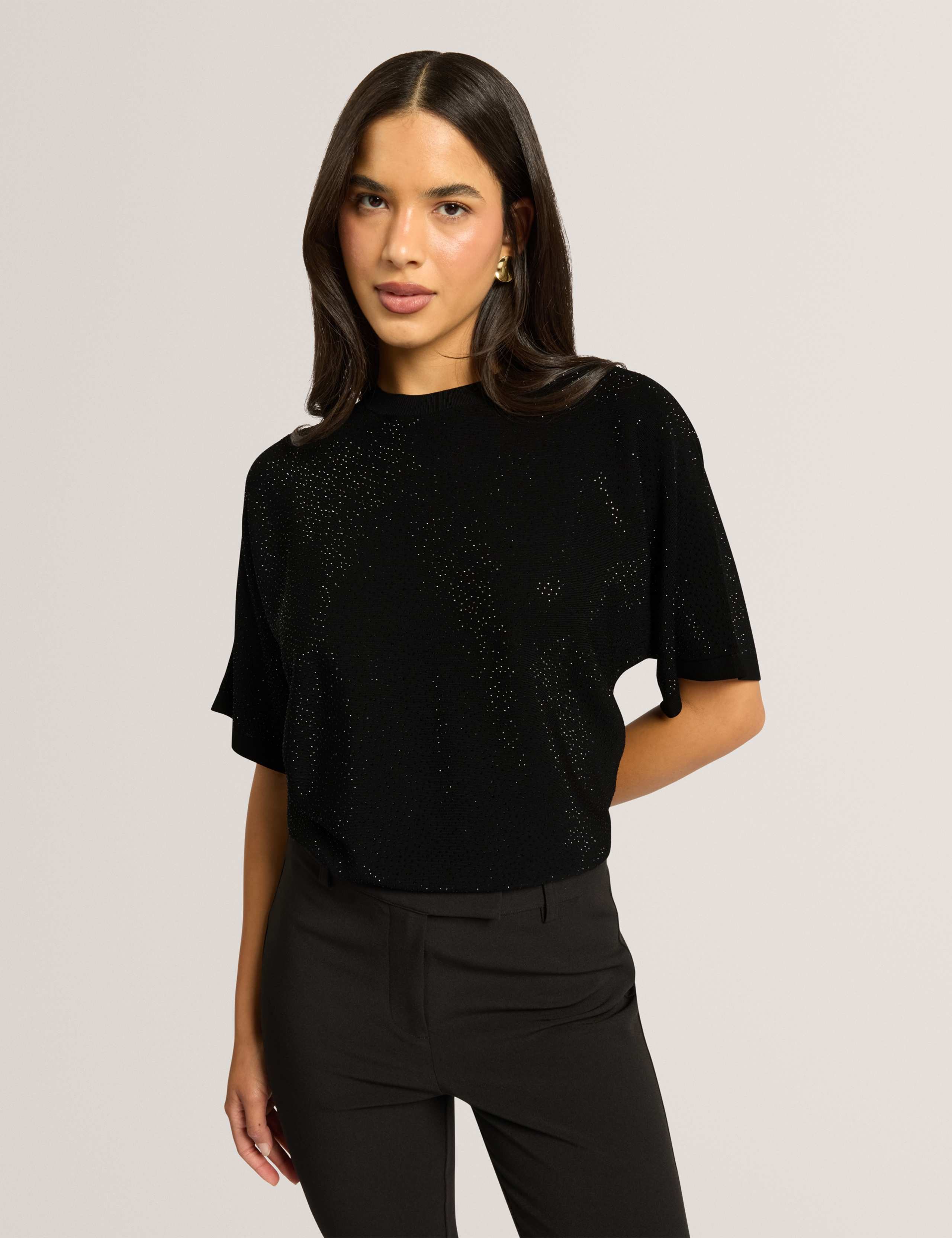 Sparkly Knitted Top