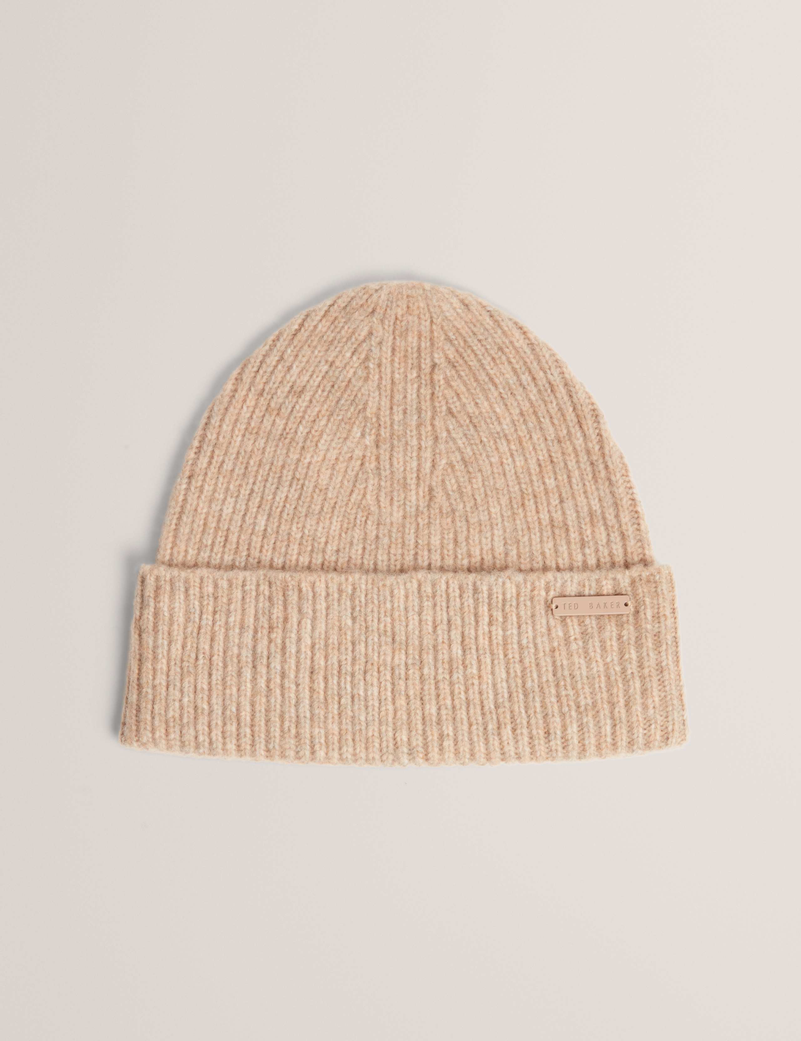 Knitted Rib Beanie Hat
