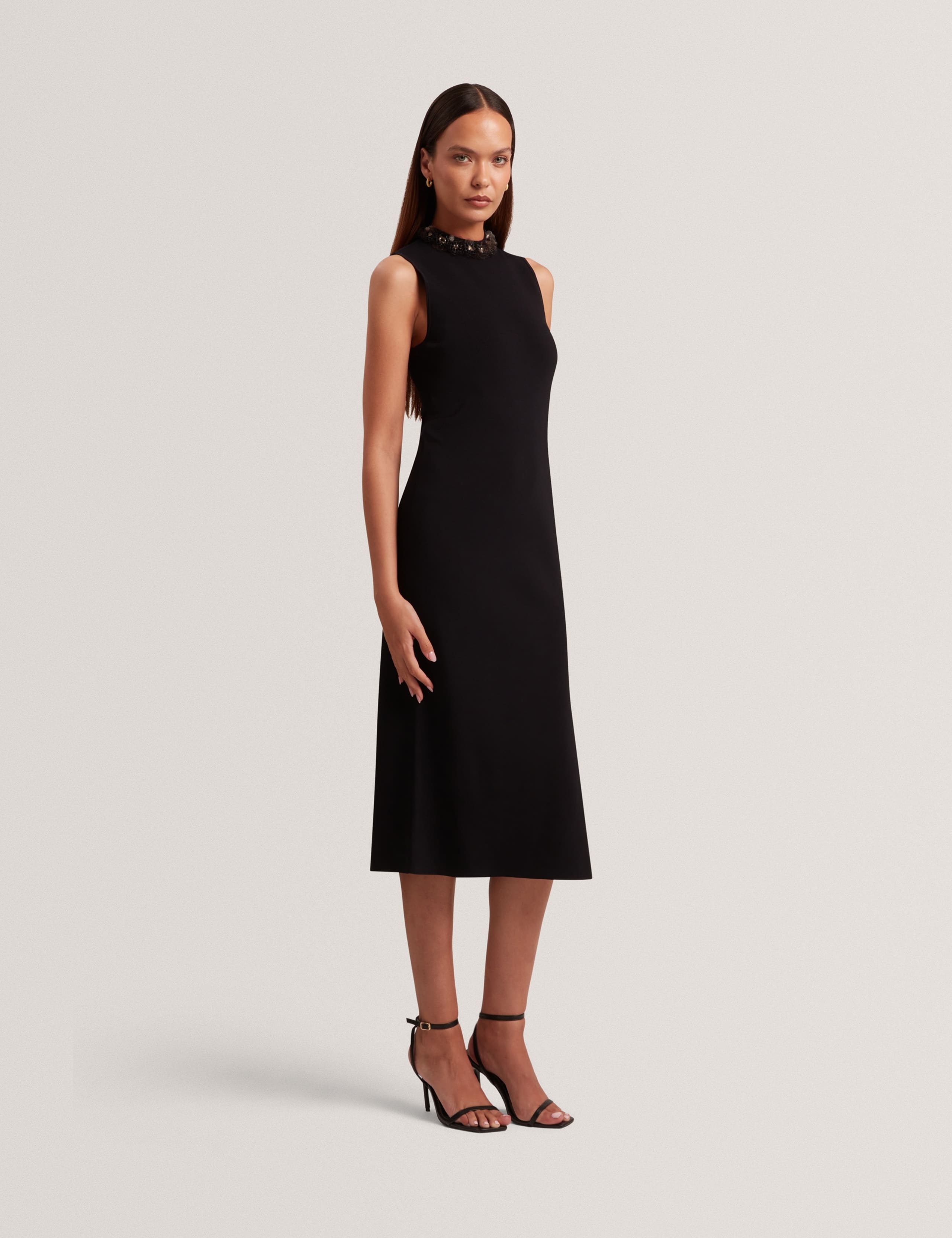 Embellished Midi Bodycon Dress