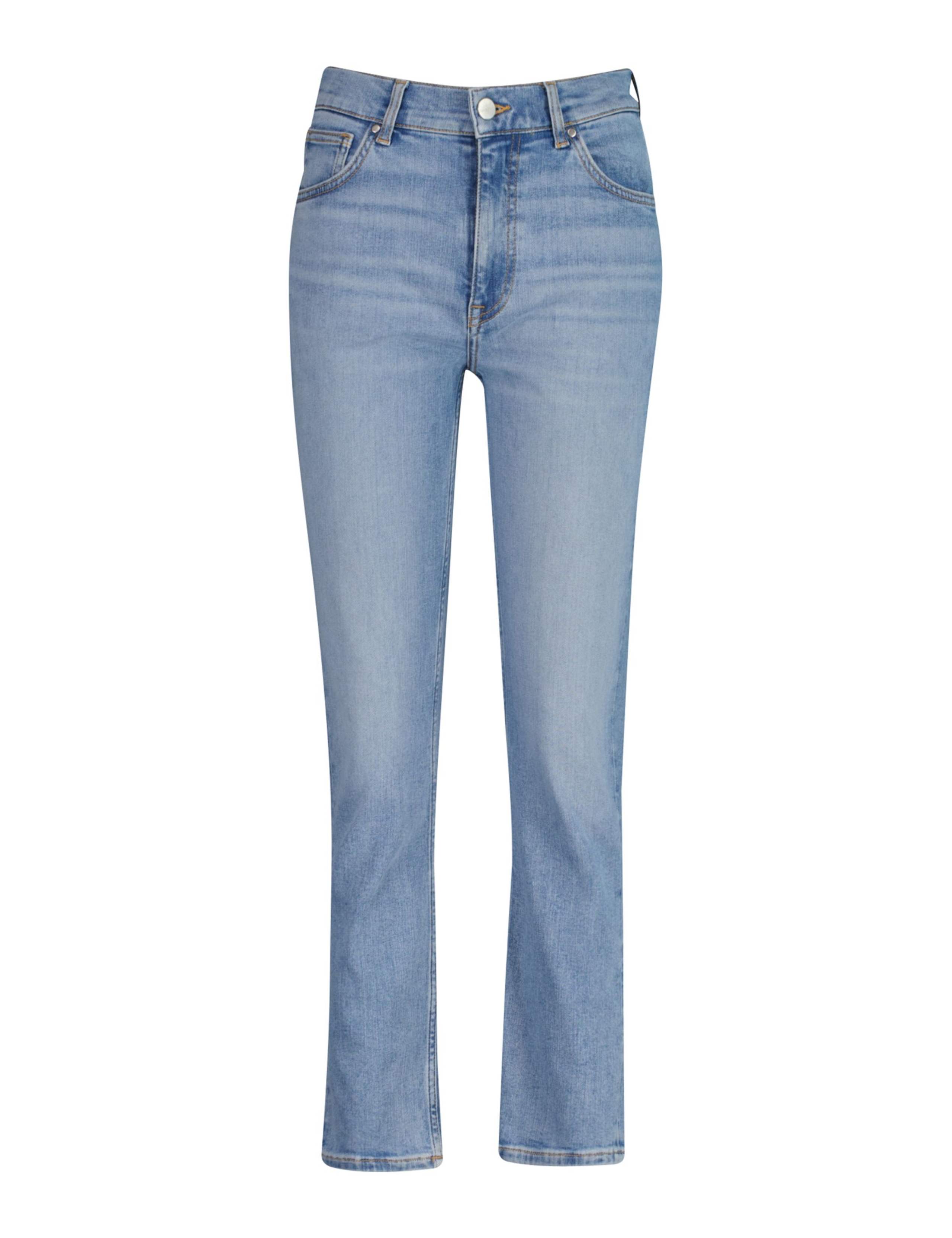 Mid Rise Slim Fit Ankle Grazer Jeans