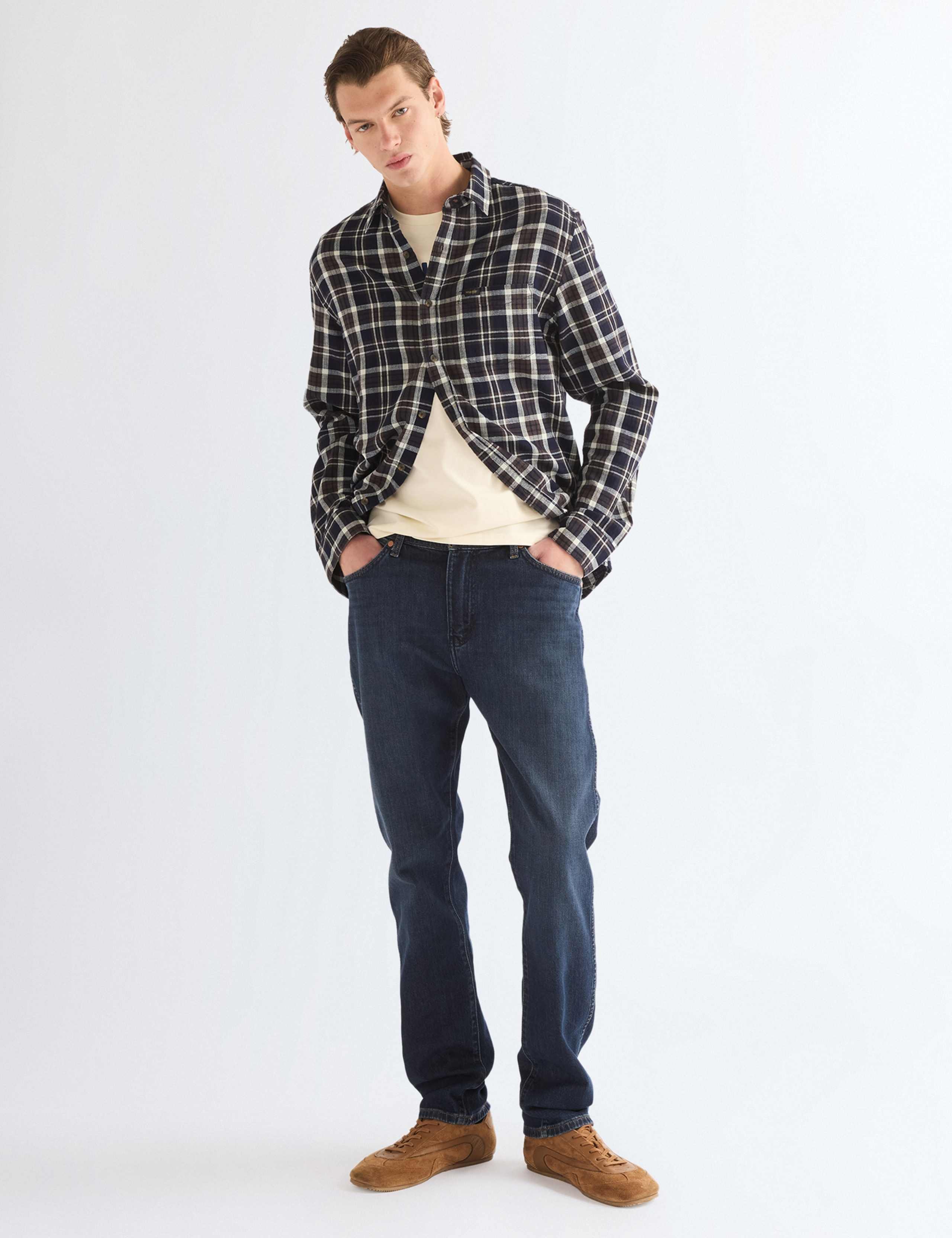Redford Tapered Fit Pure Cotton Jeans