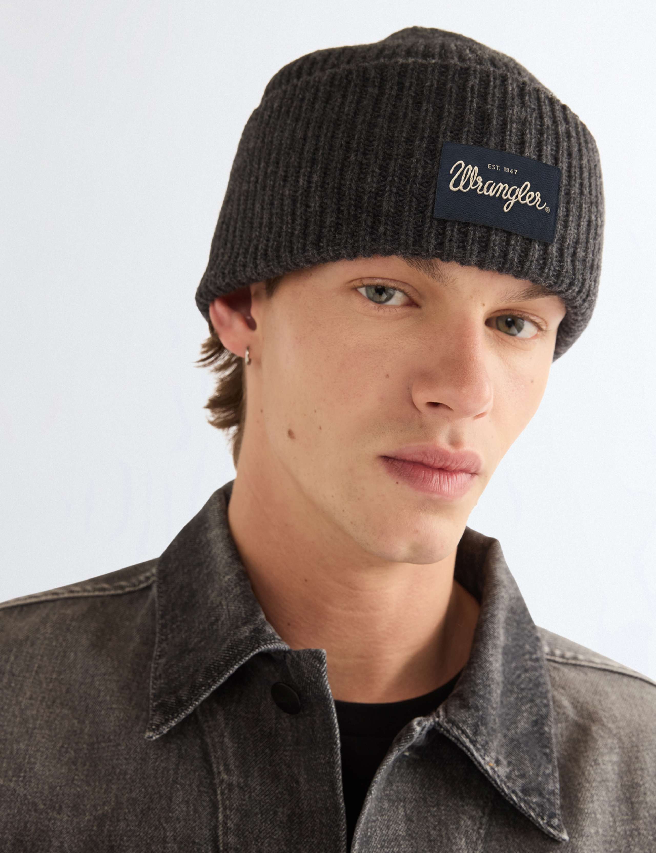 Wool Rich Ribbed Beanie Hat