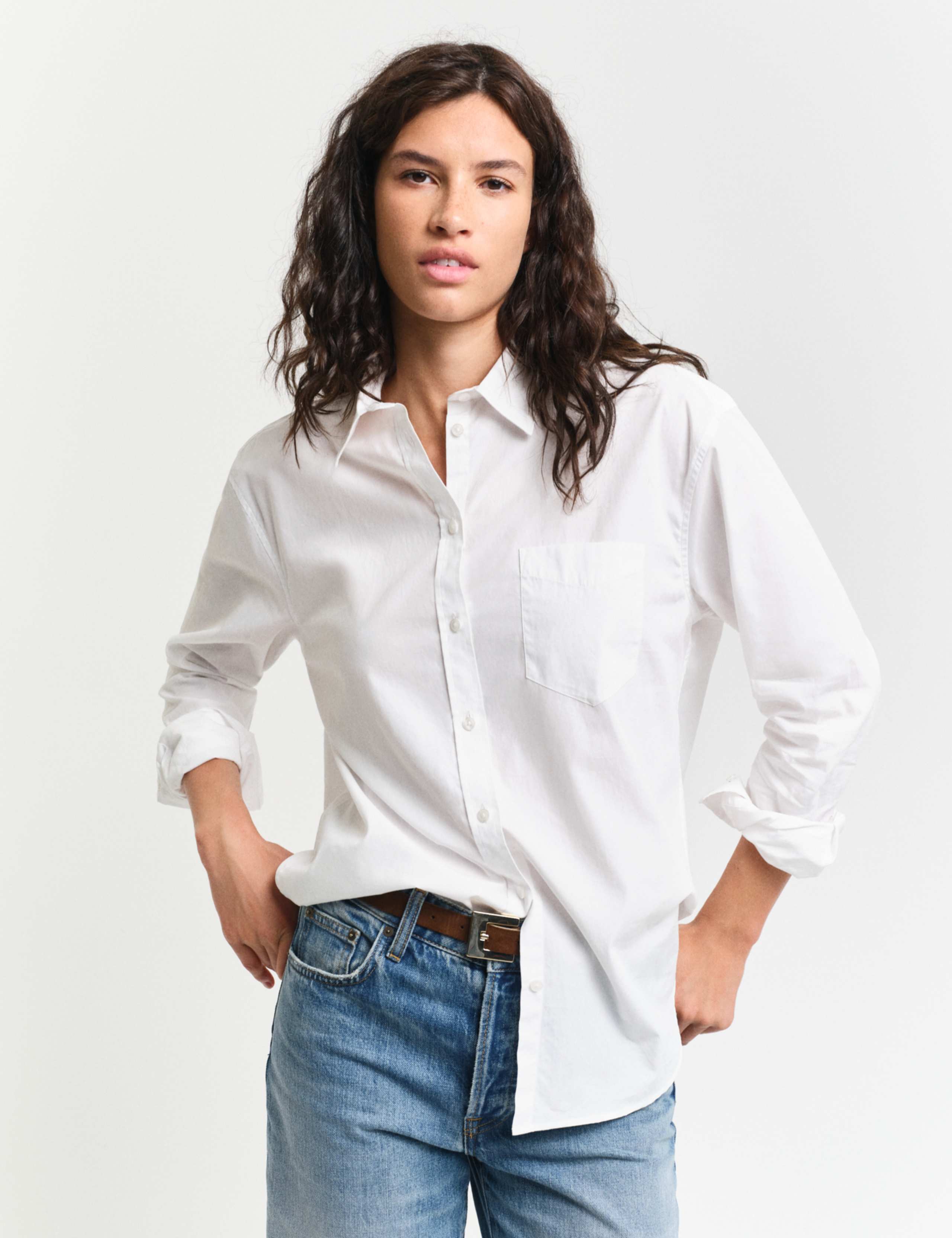 Cotton Rich Relaxed Shirt