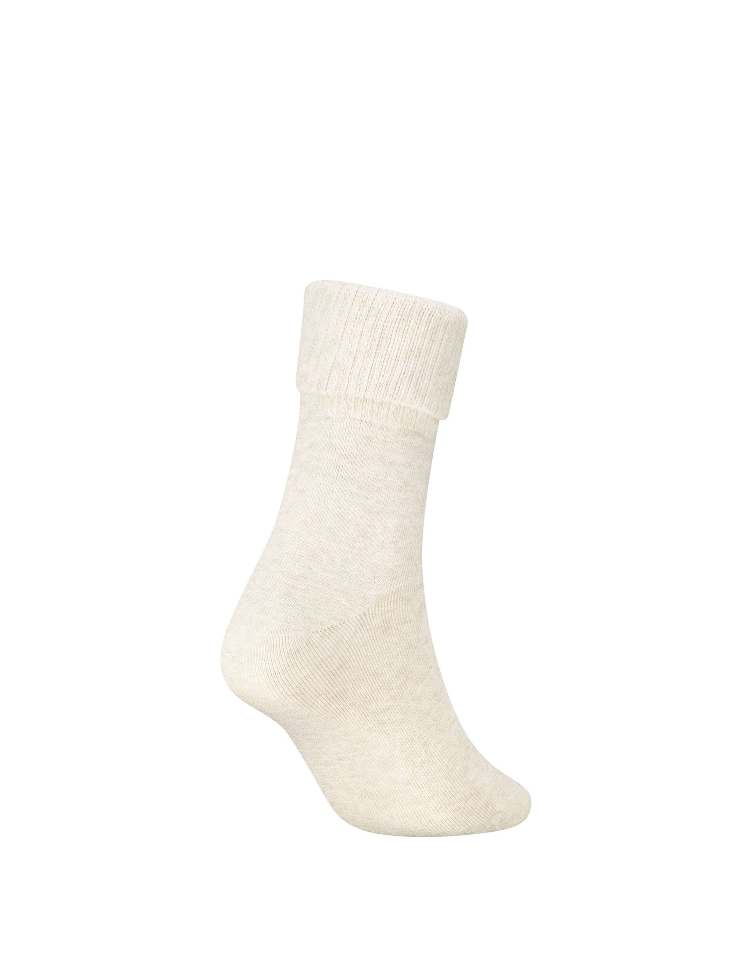 Cotton Blend Terry Thermal Socks