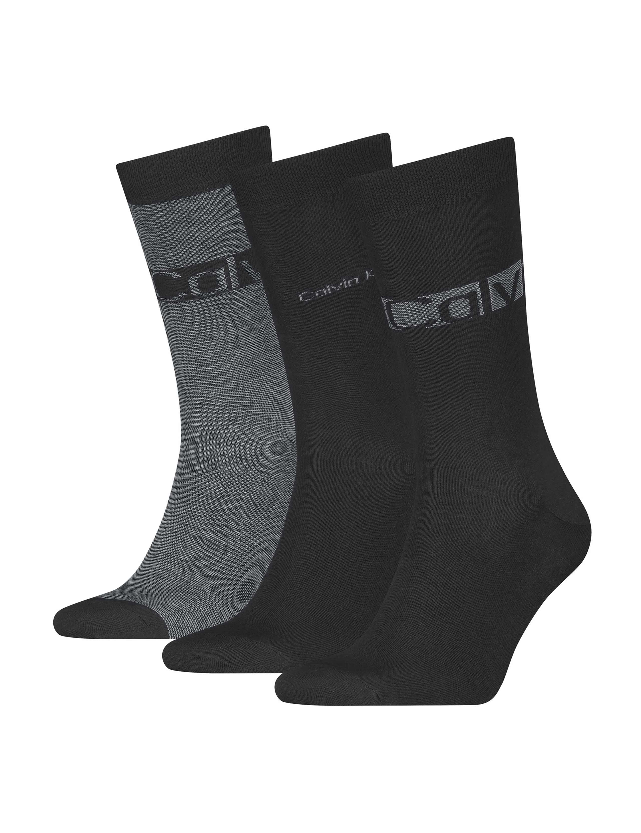 3 Pack CK Cotton Rich Socks