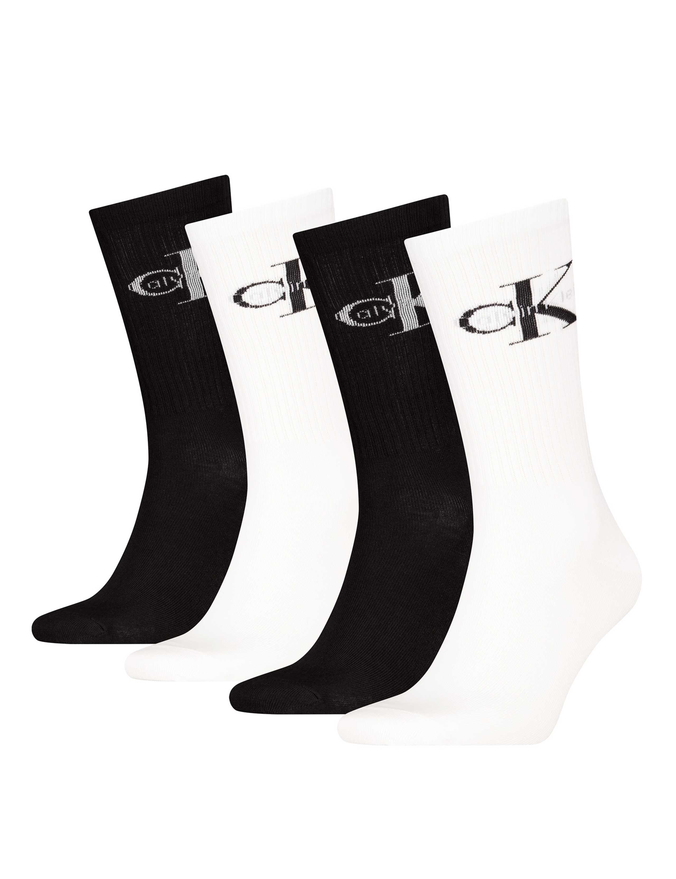 4 Pack Cotton Rich Monologo Socks Gift Set