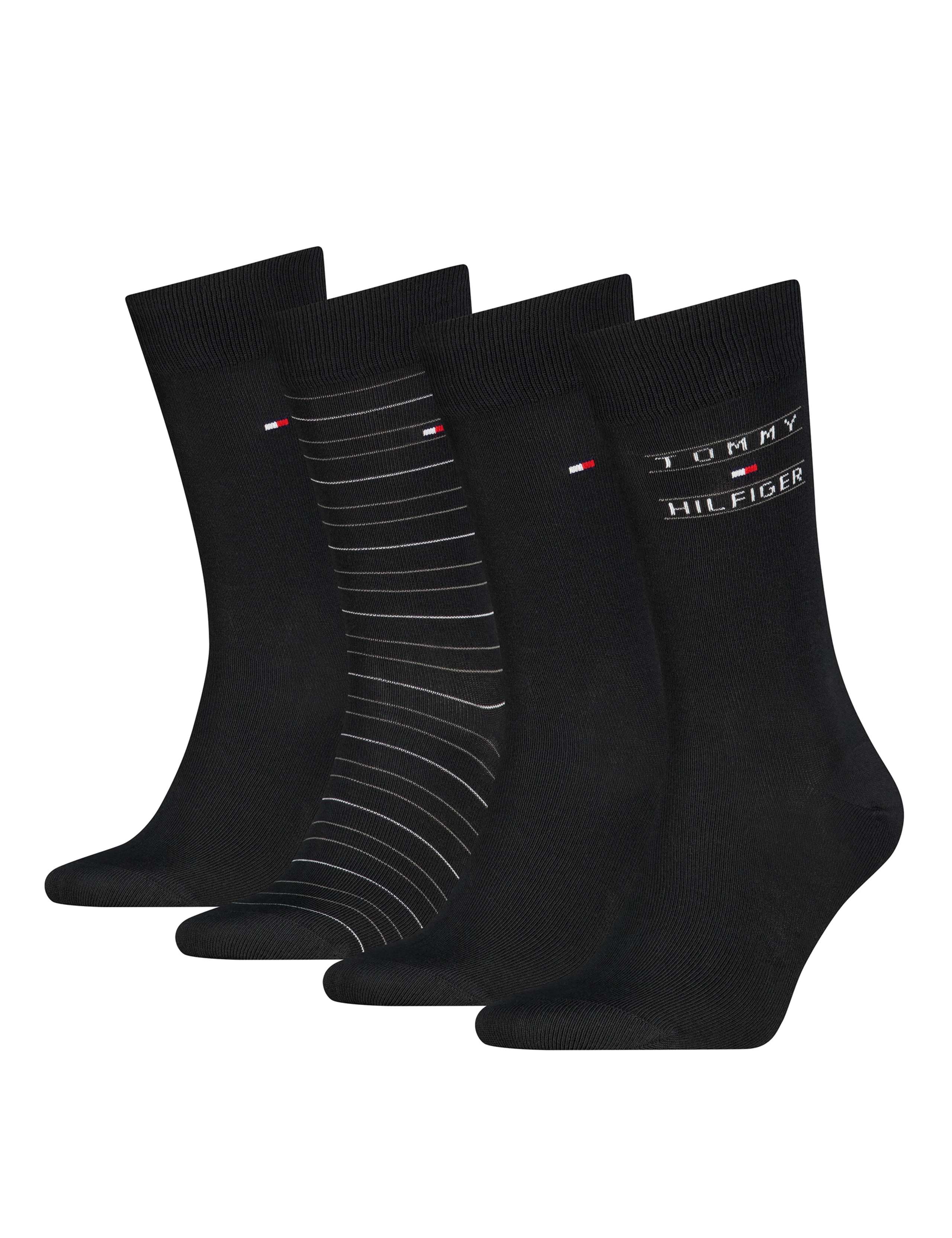 4 Pack Cotton Rich Striped Socks