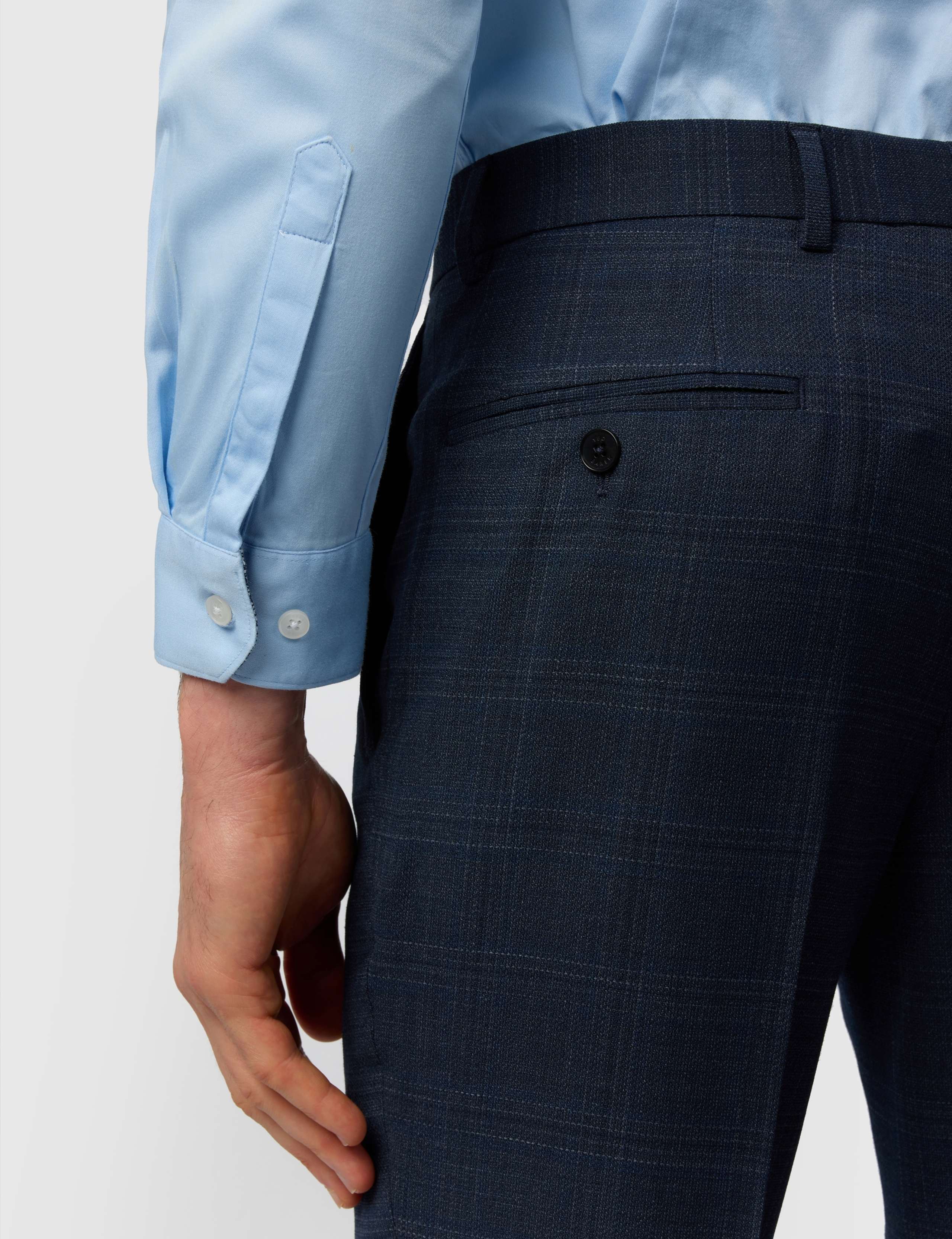 2 Piece Slim Fit Wool Rich Stretch Flannel Suit 4 of 4