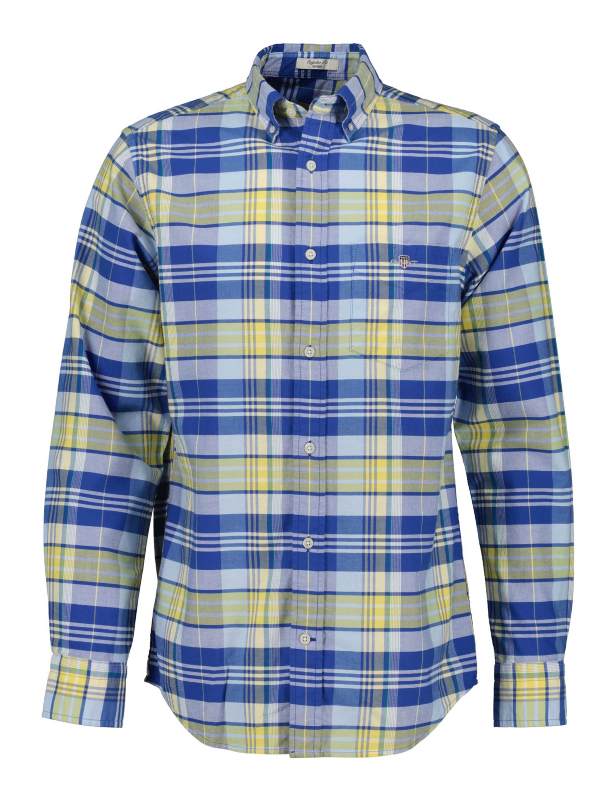 Regular Fit Pure Cotton Check Oxford Shirt
