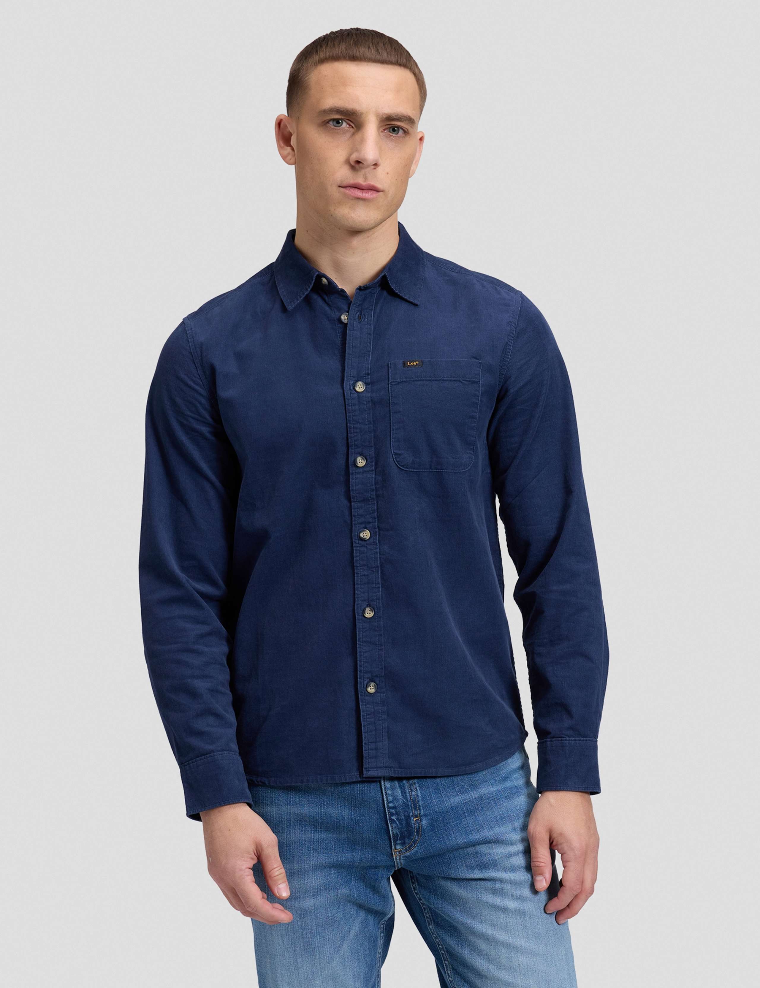 Leesure Regular Fit Denim Shirt