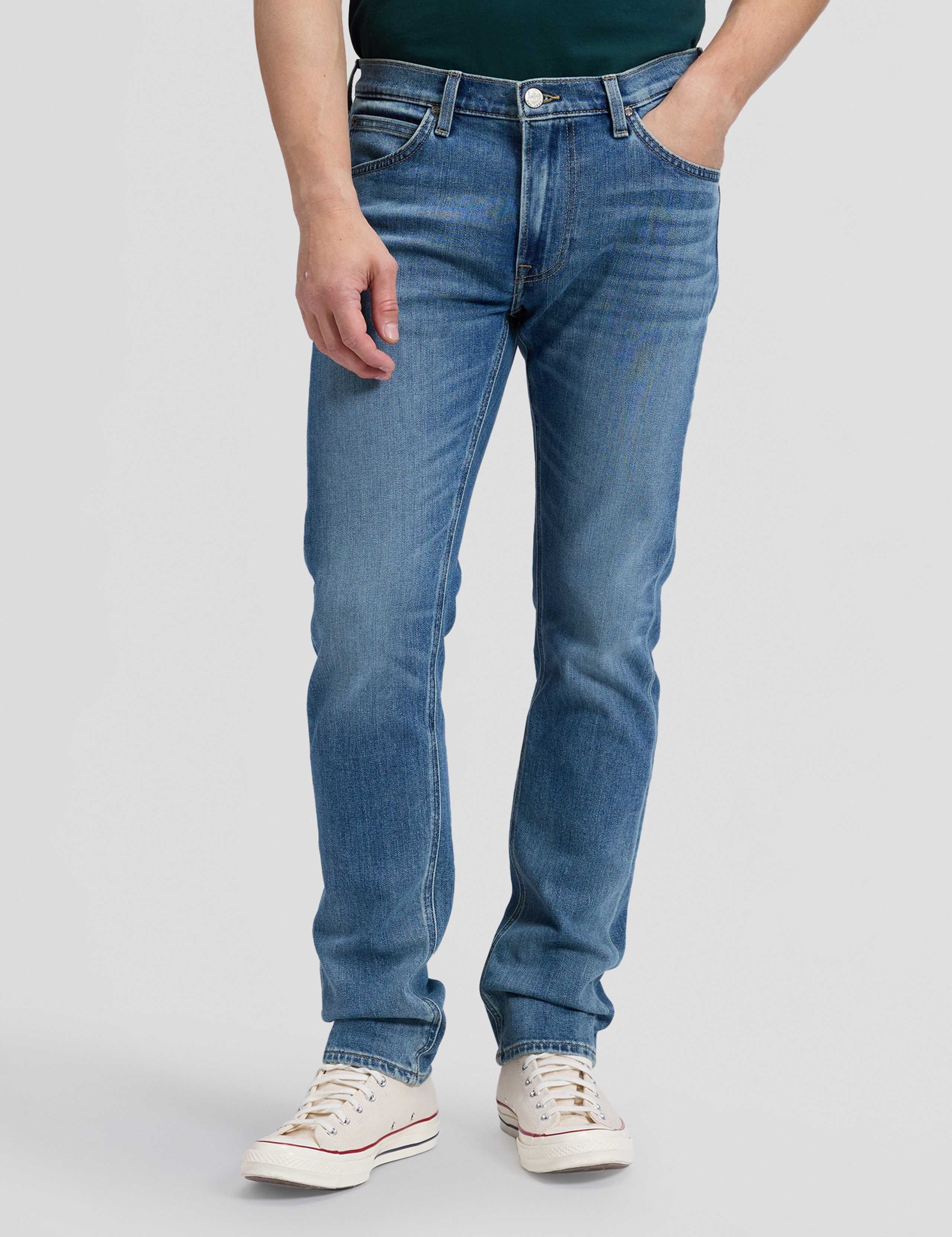Daren Regular Fit Vintage Wash Stretch Jeans