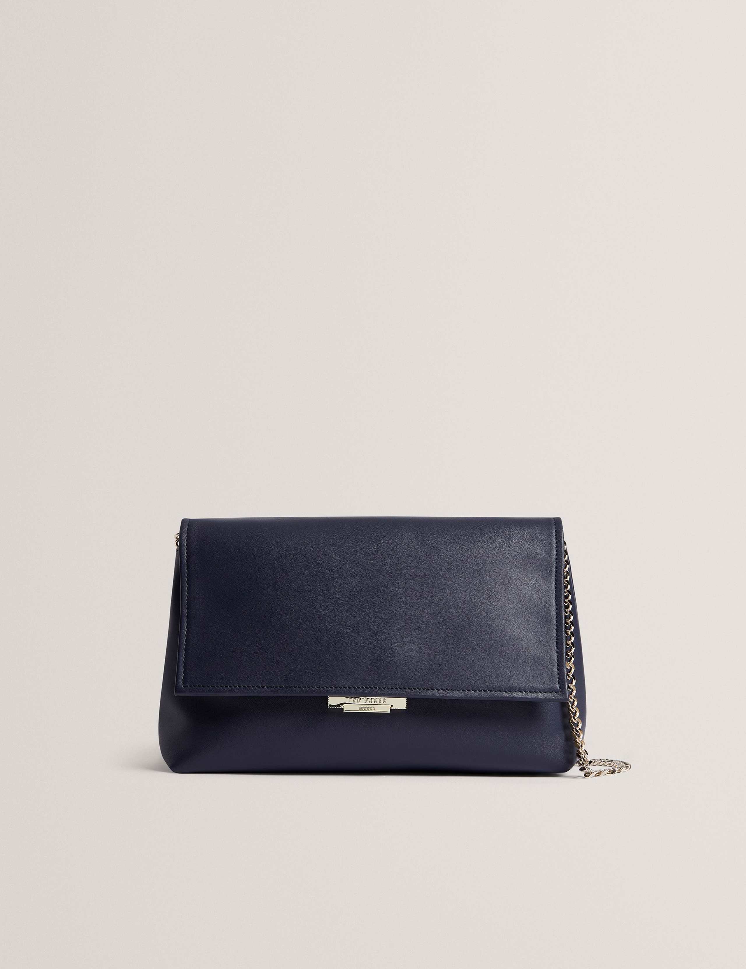 Leather Chain Strap Shoulder Bag