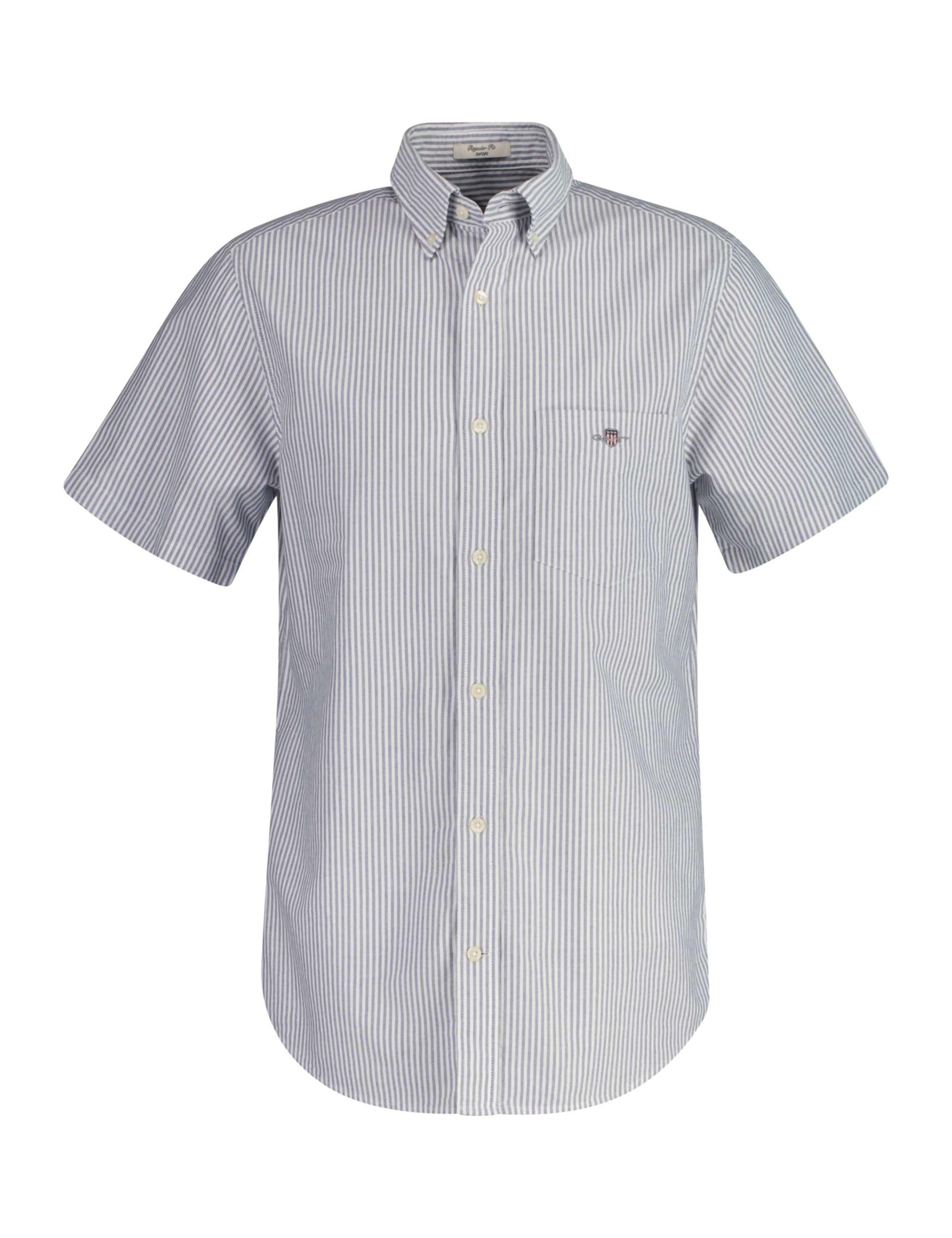 Regular Fit Pure Cotton Striped Oxford Shirt