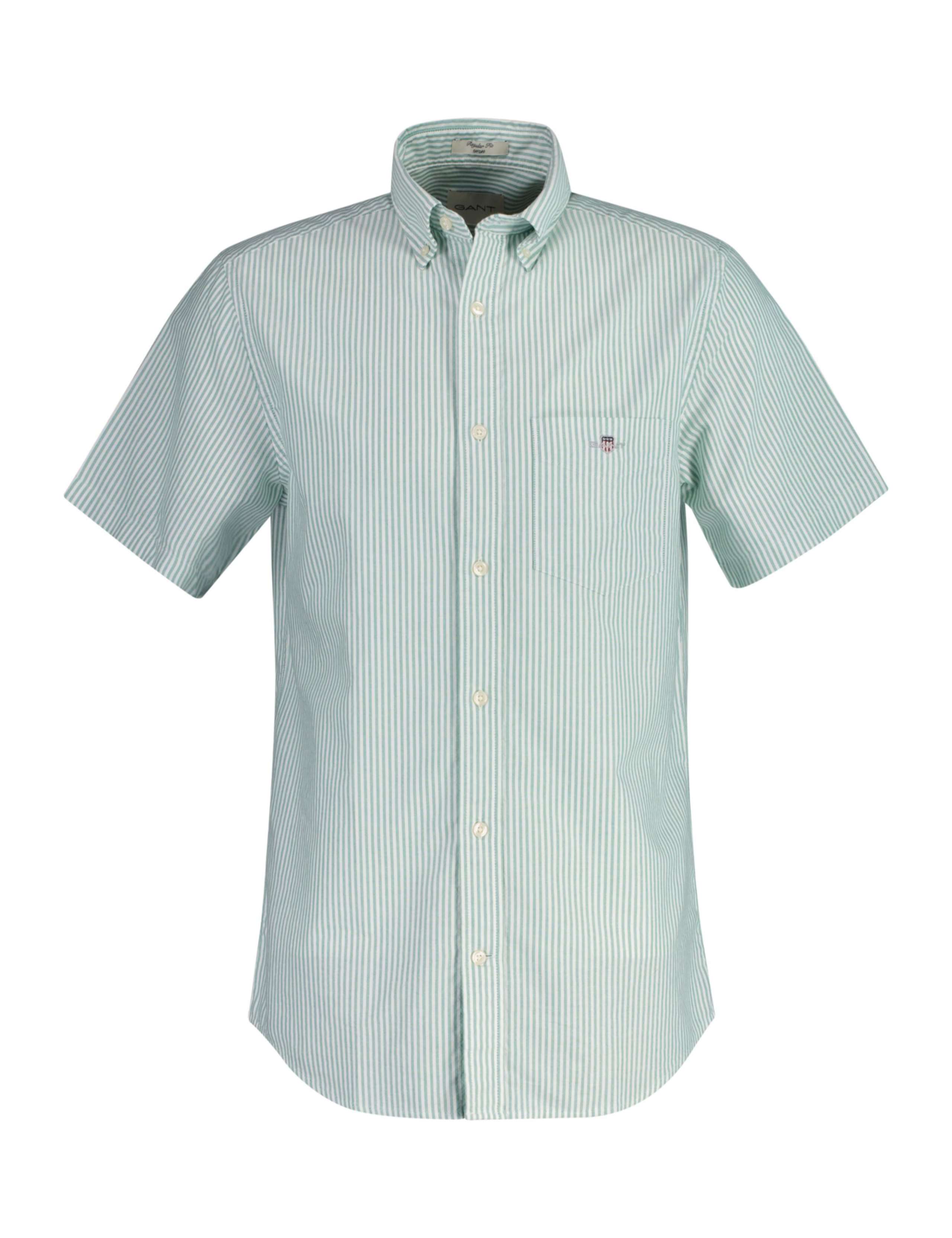 Regular Fit Pure Cotton Striped Oxford Shirt