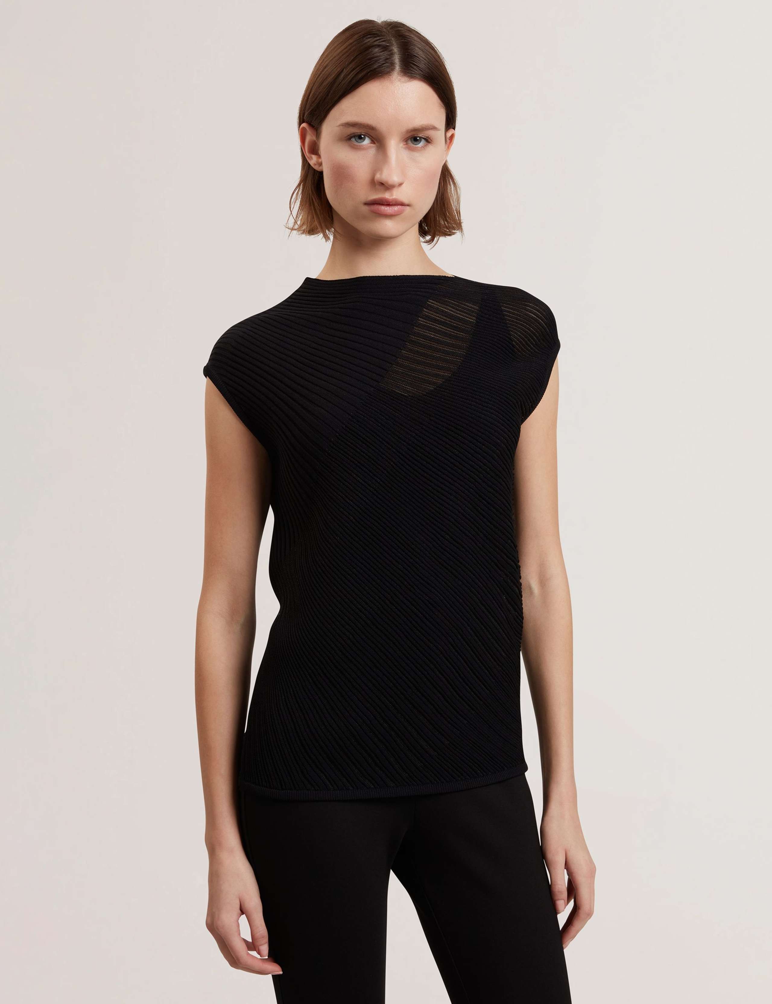 Textured Knitted Top