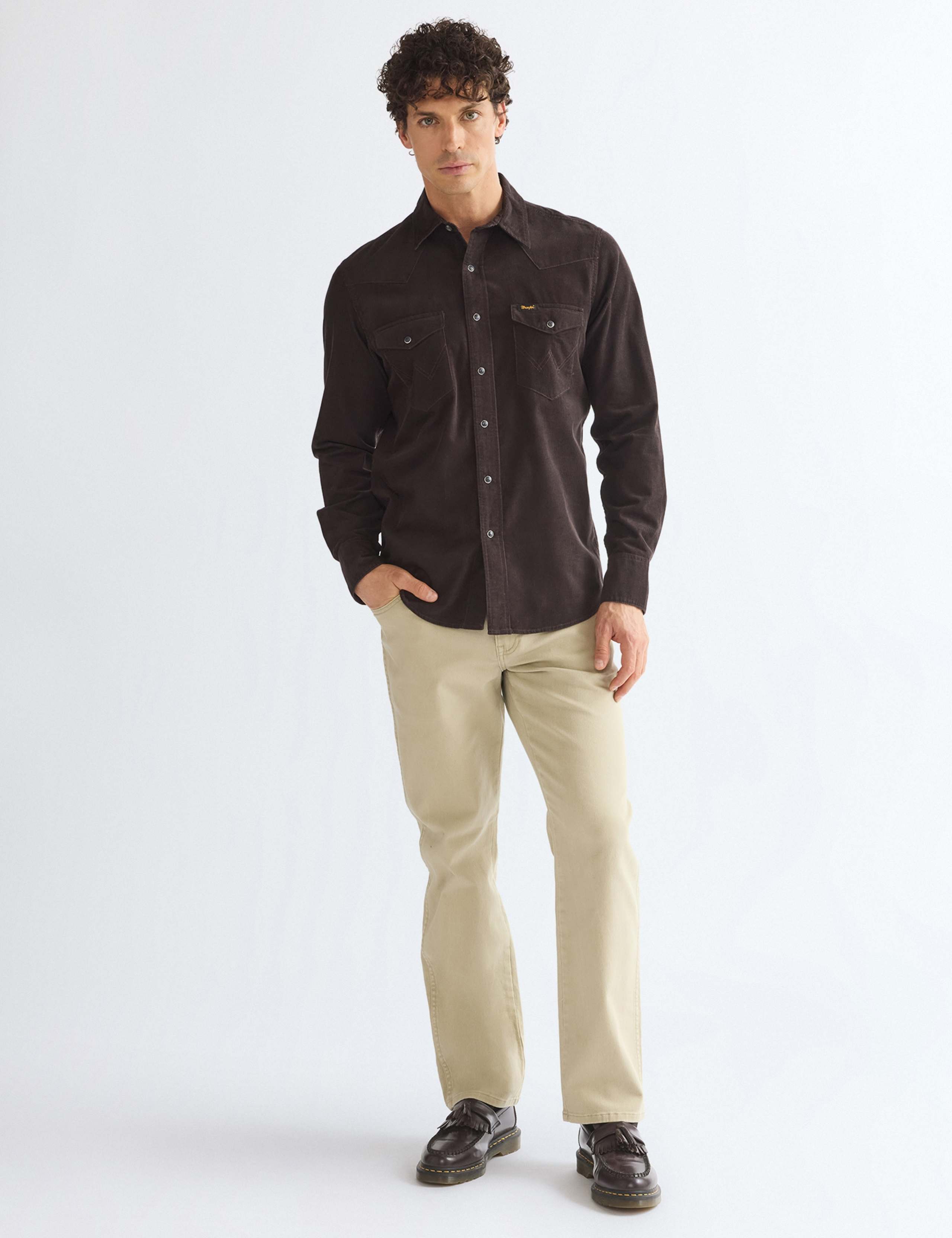 Regular Fit Pure Cotton Western Shirt