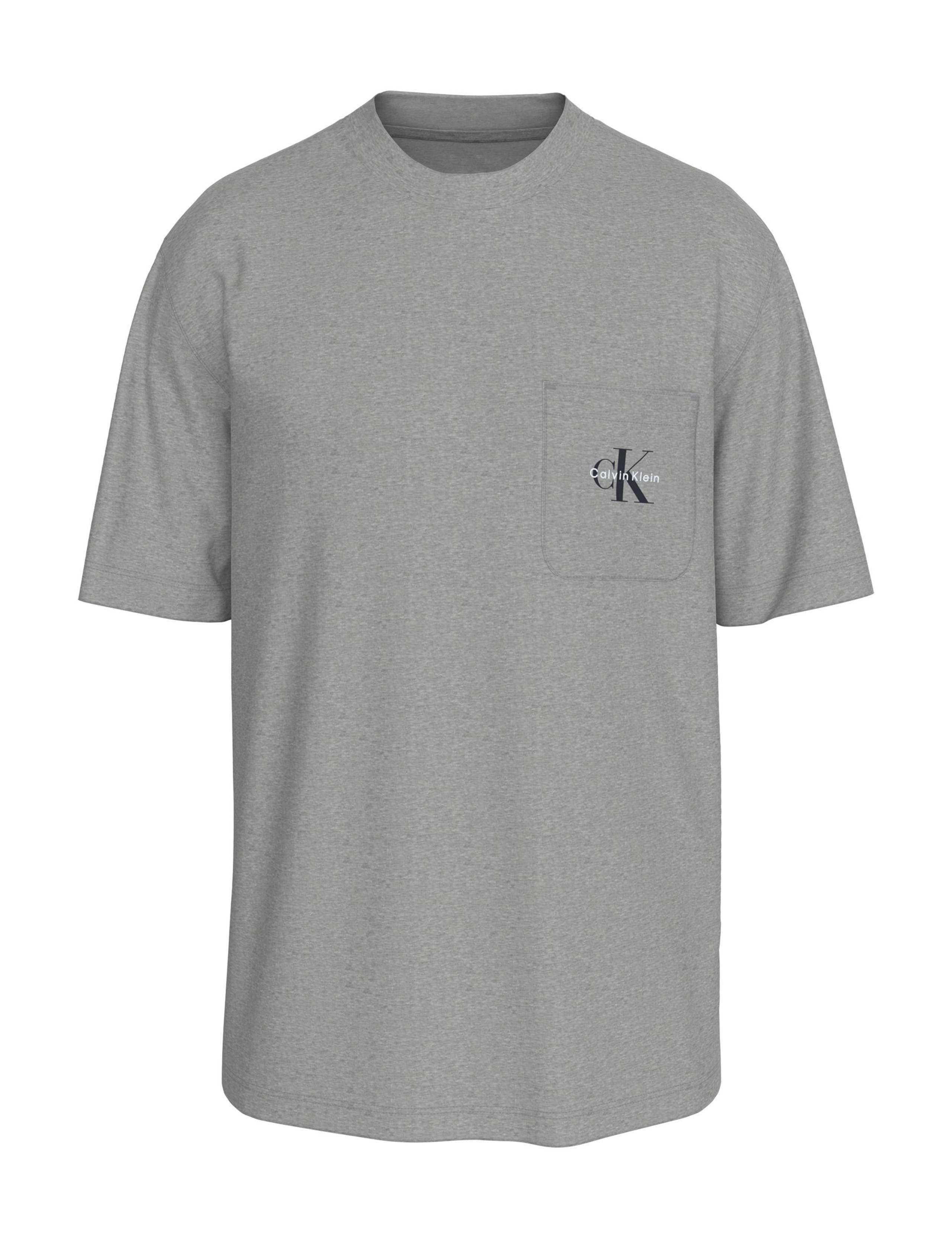 Cotton Rich Stretch Crew Neck Sleep Top