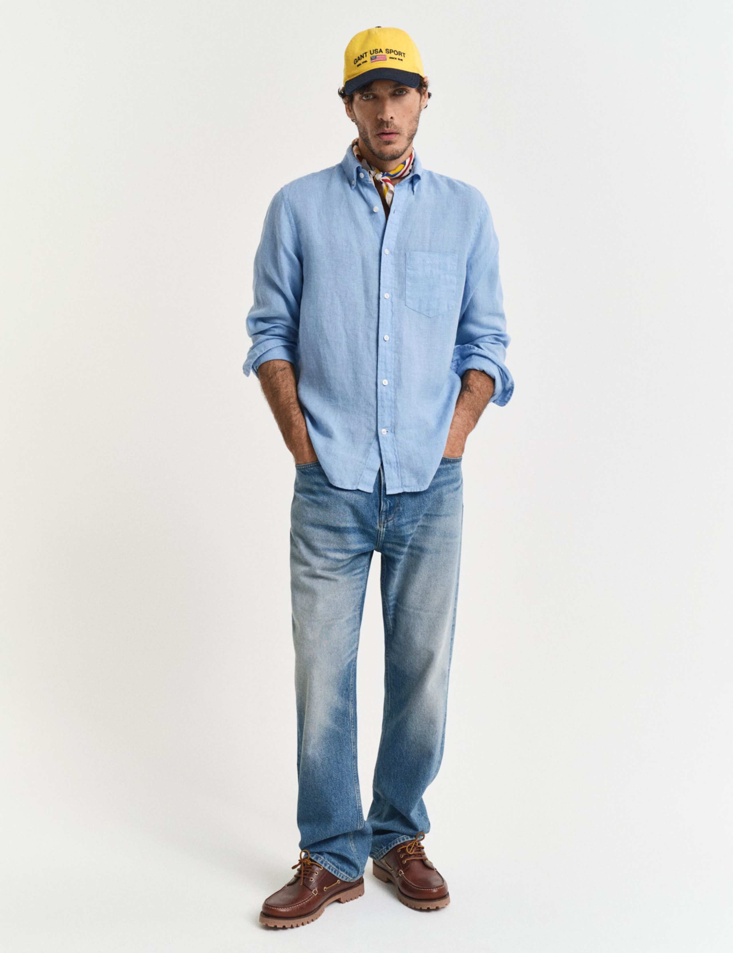 Regular Fit Pure Linen Shirt