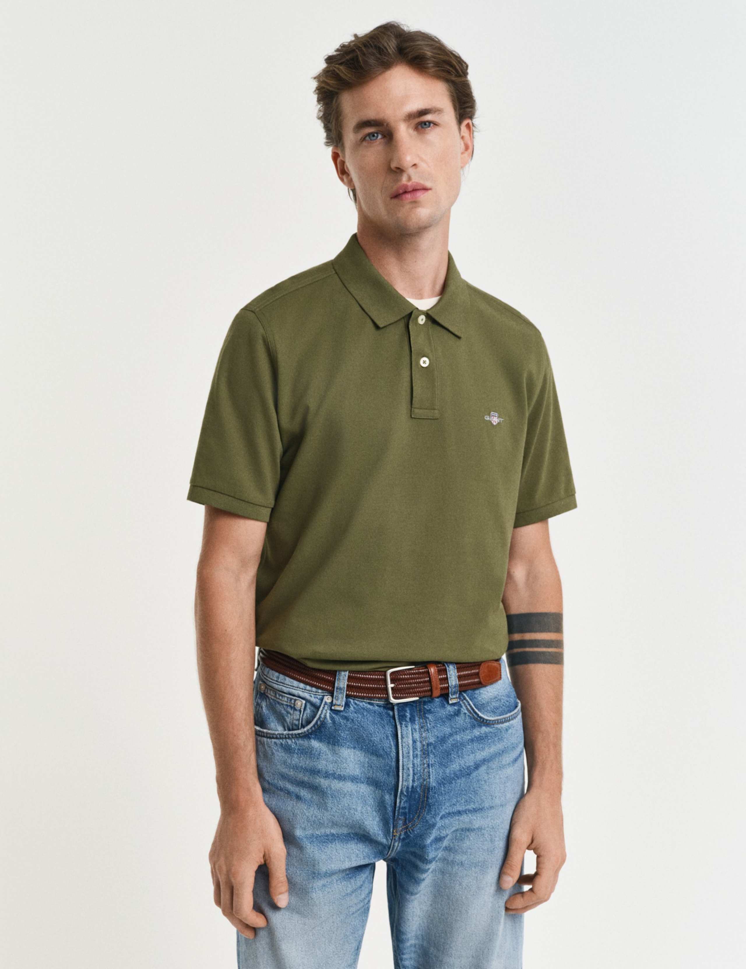 Pure Cotton Piqué Polo Shirt