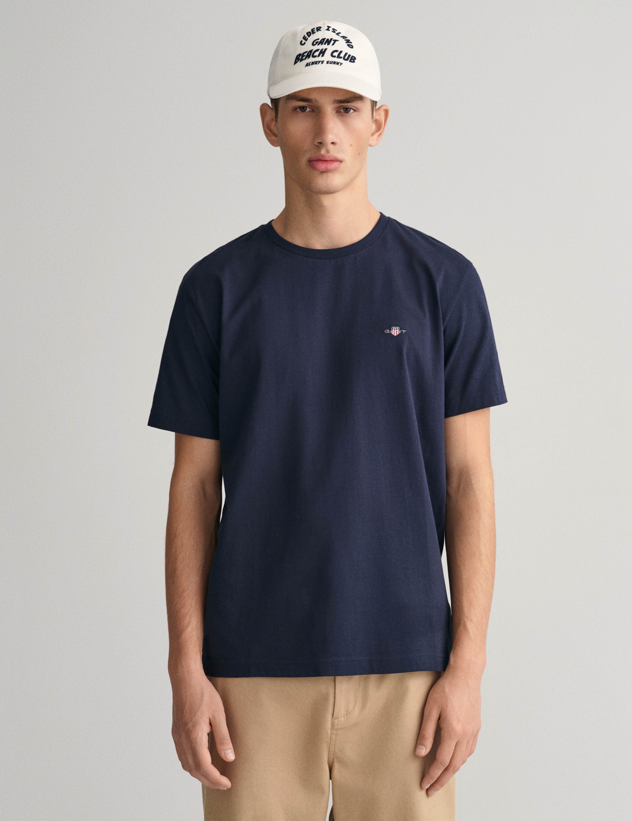 Pure Cotton Crew Neck T-Shirt