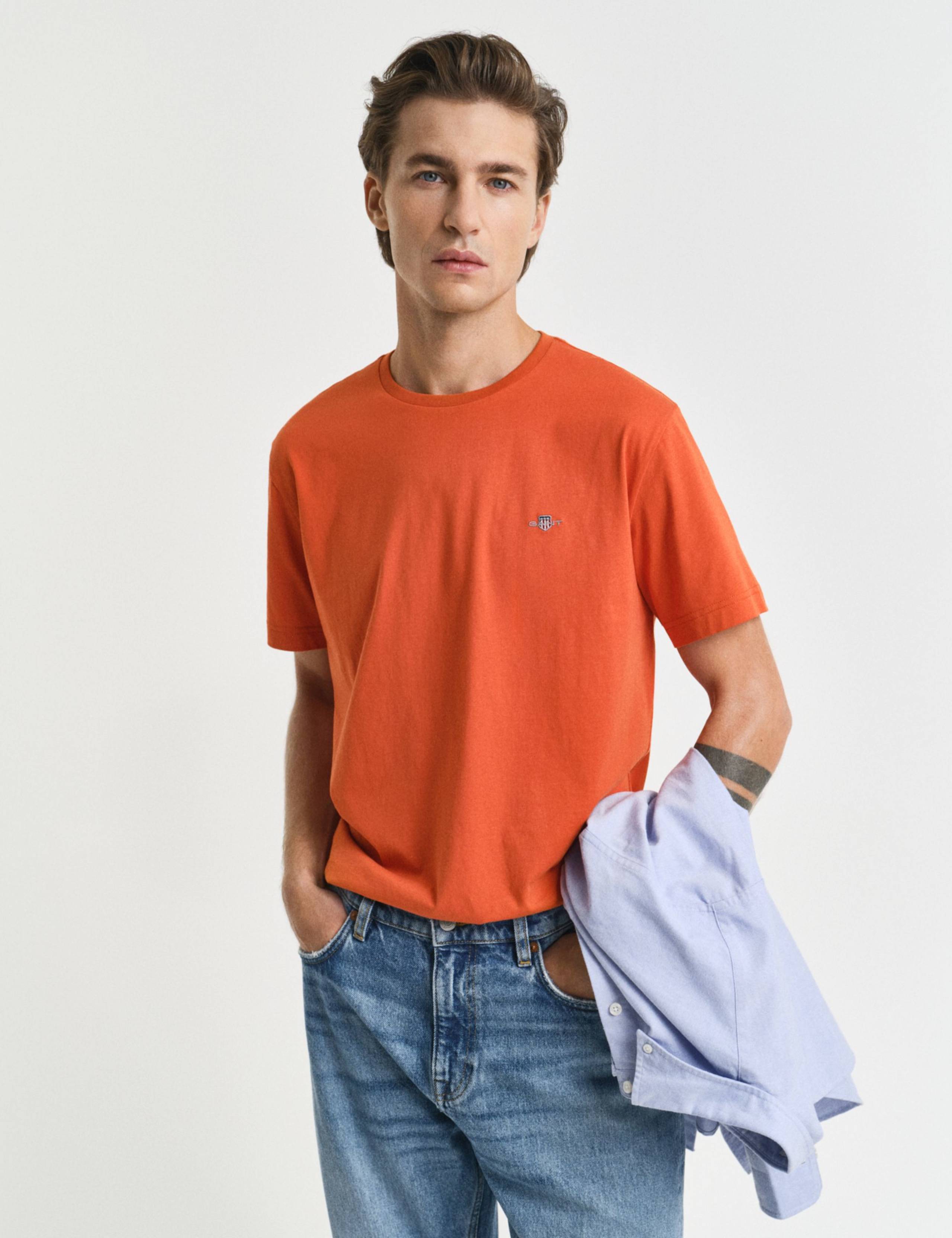 Pure Cotton Crew Neck T-Shirt