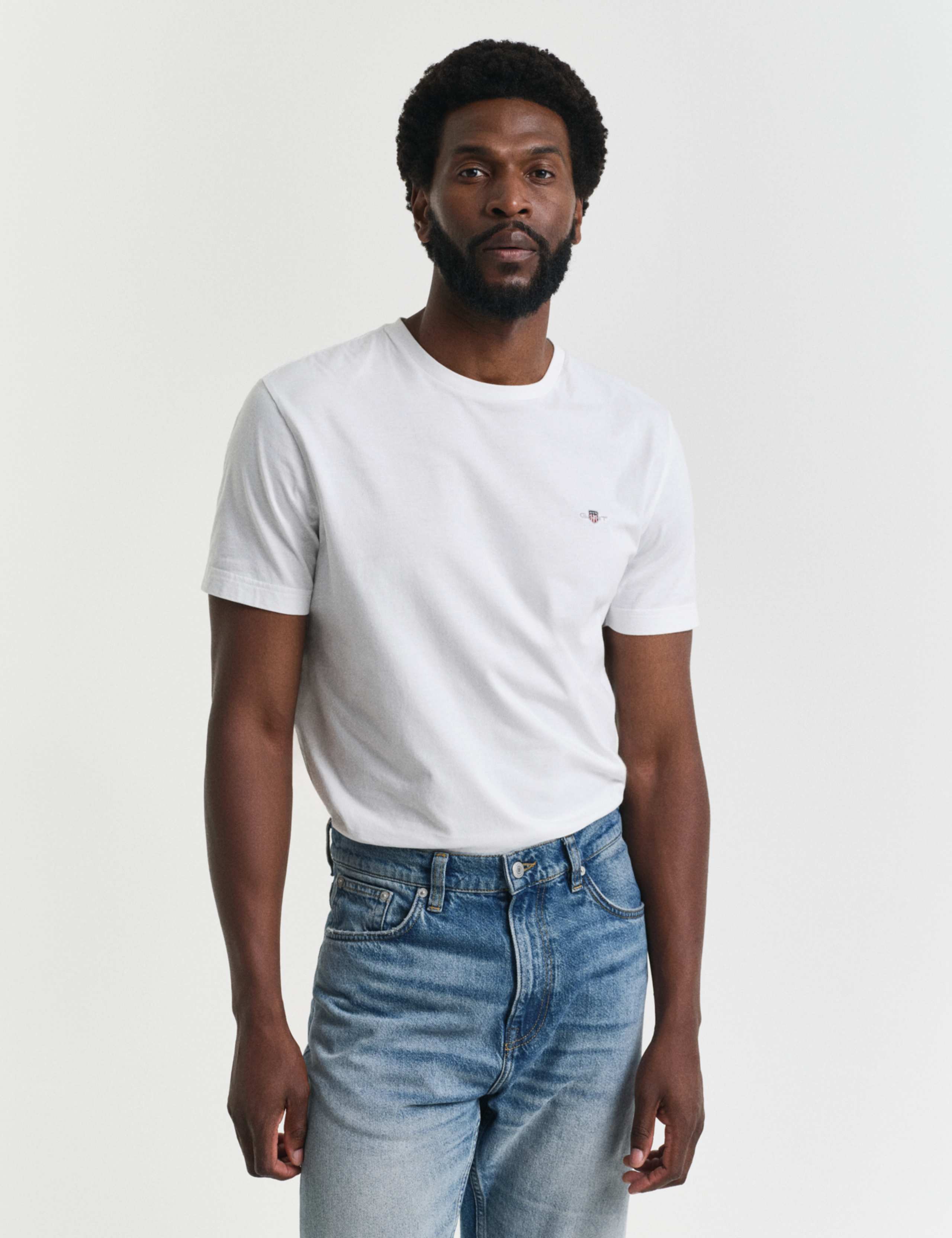 Pure Cotton Crew Neck T-Shirt