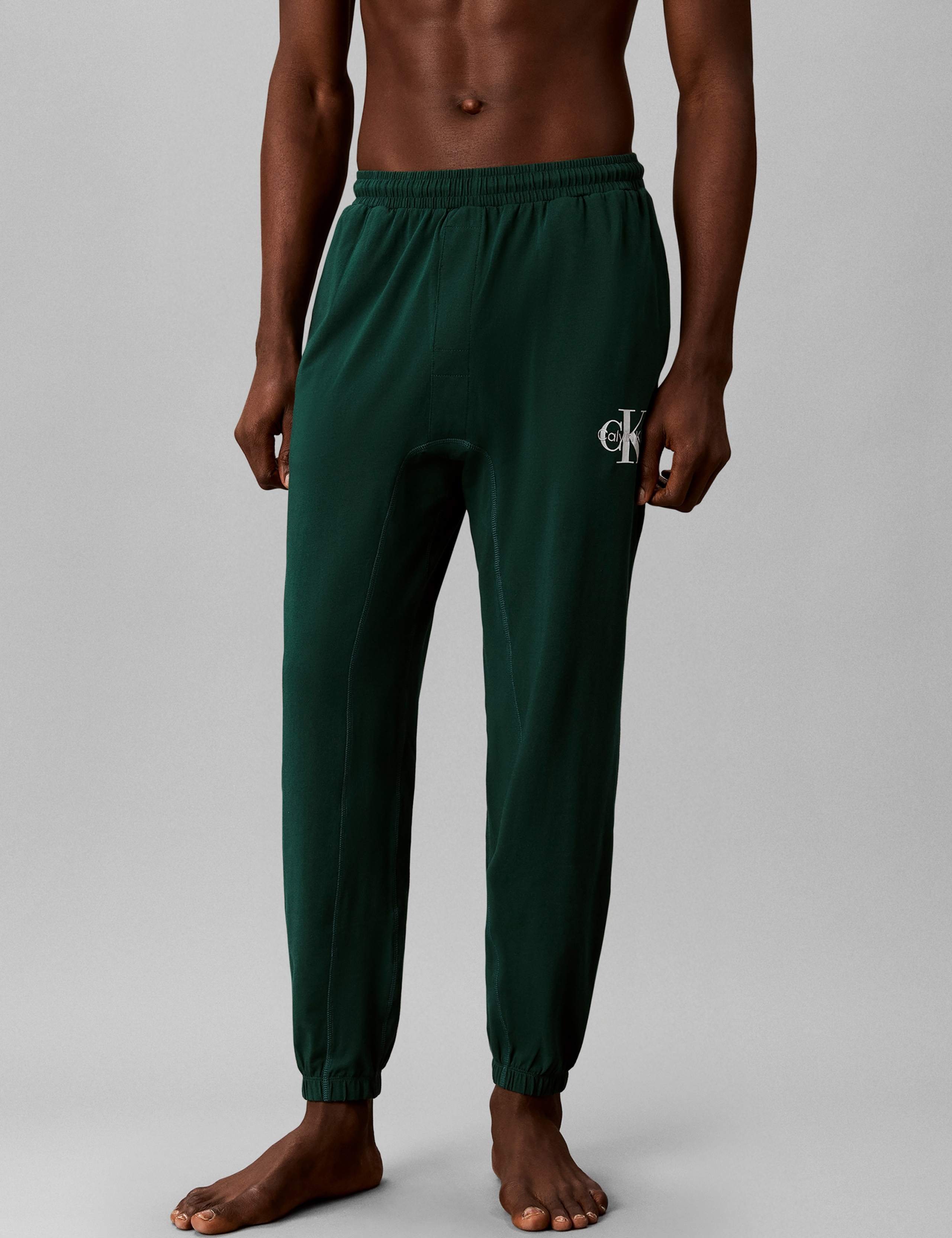 Cotton Rich Monogram Logo Joggers