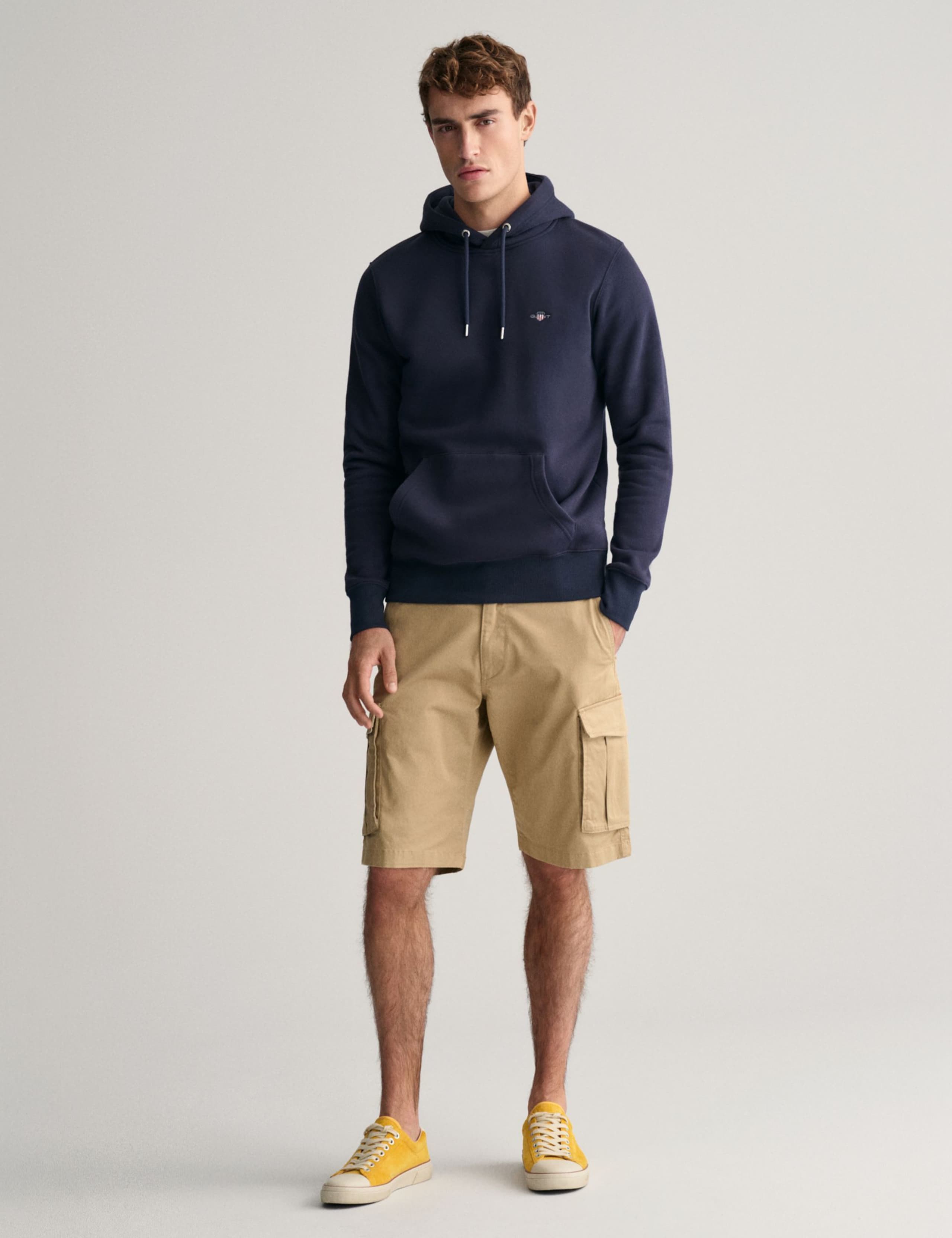 Loose Fit Stretch Cargo Shorts