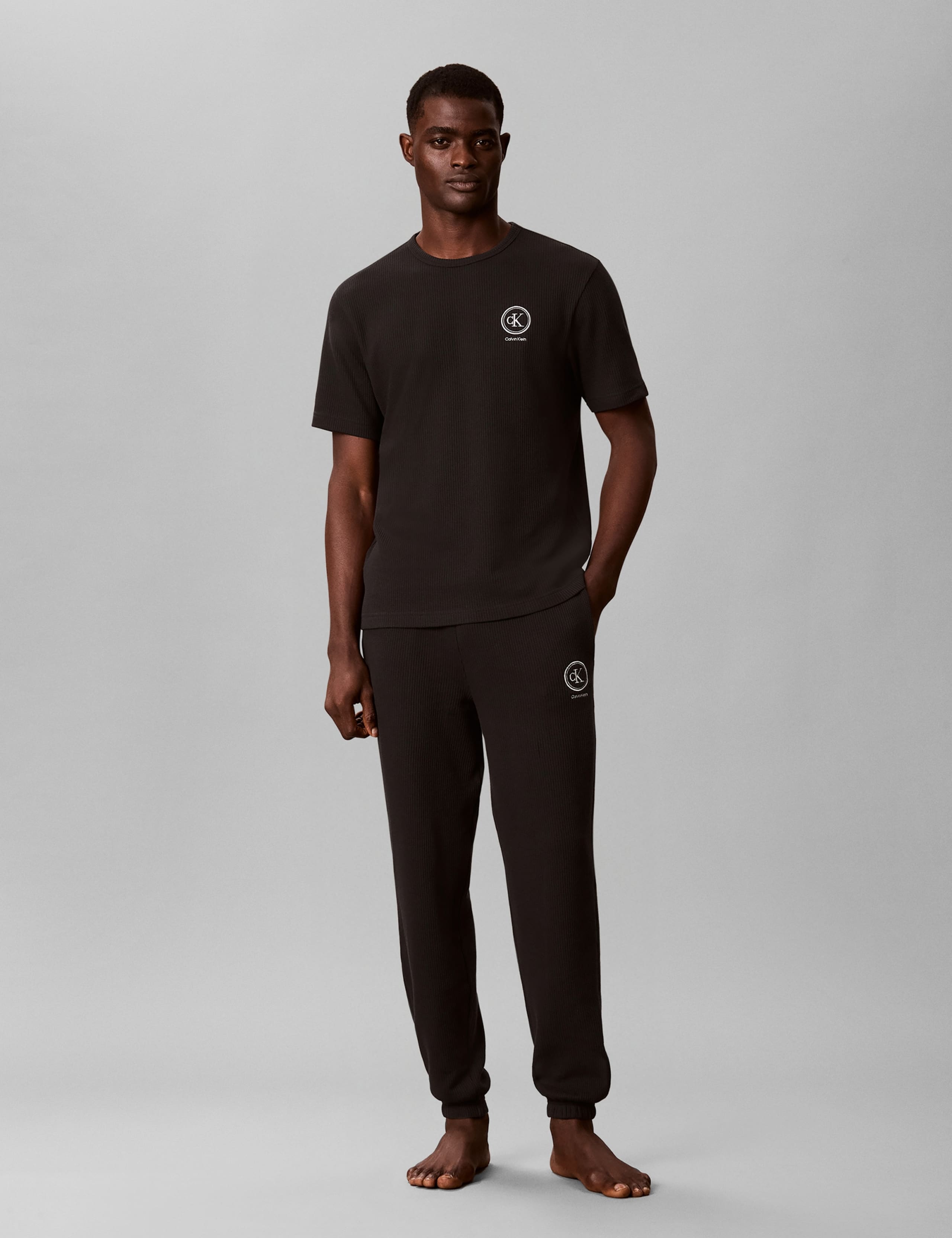 Cotton Rich Waffle Joggers
