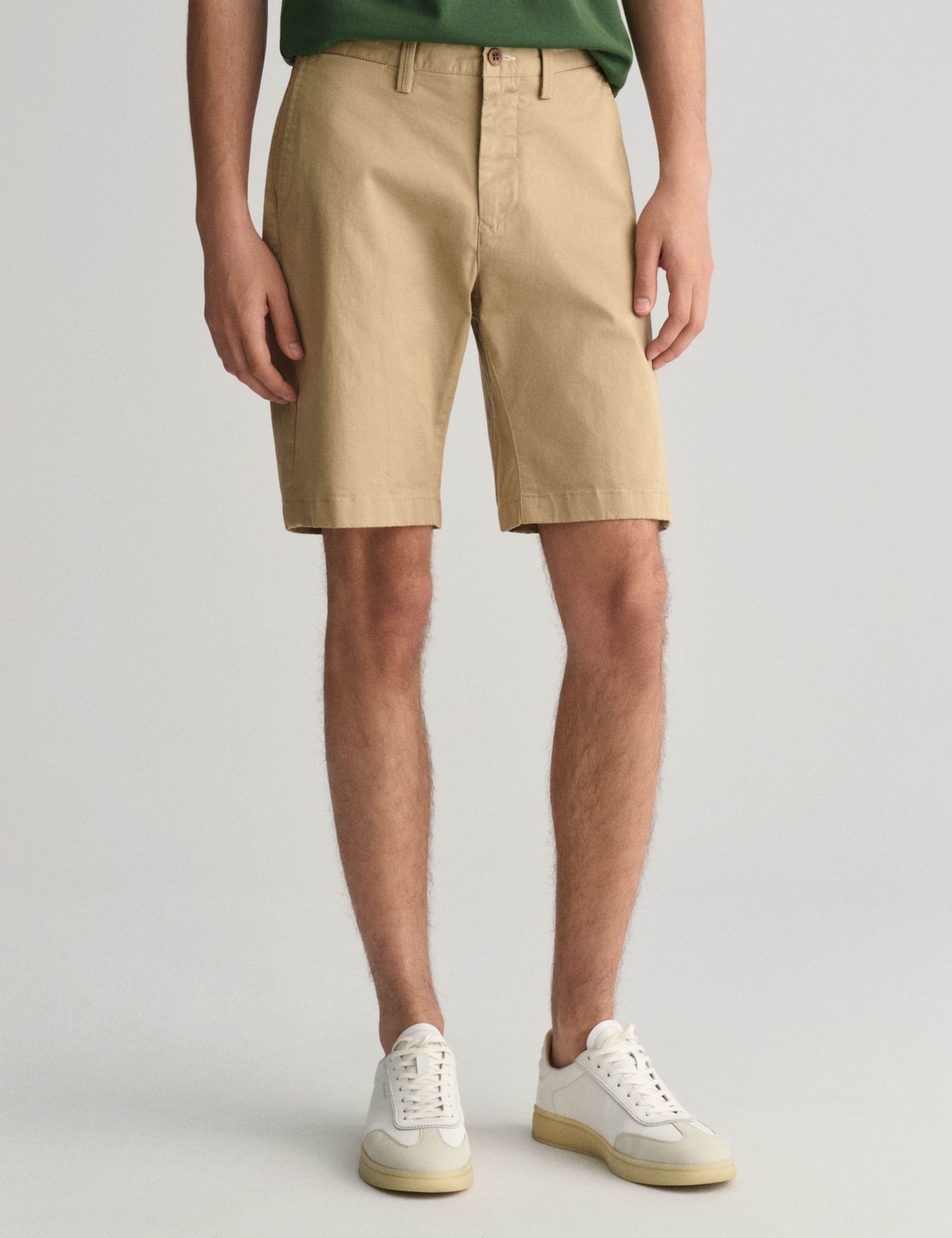 Slim Fit Stretch Chino Shorts
