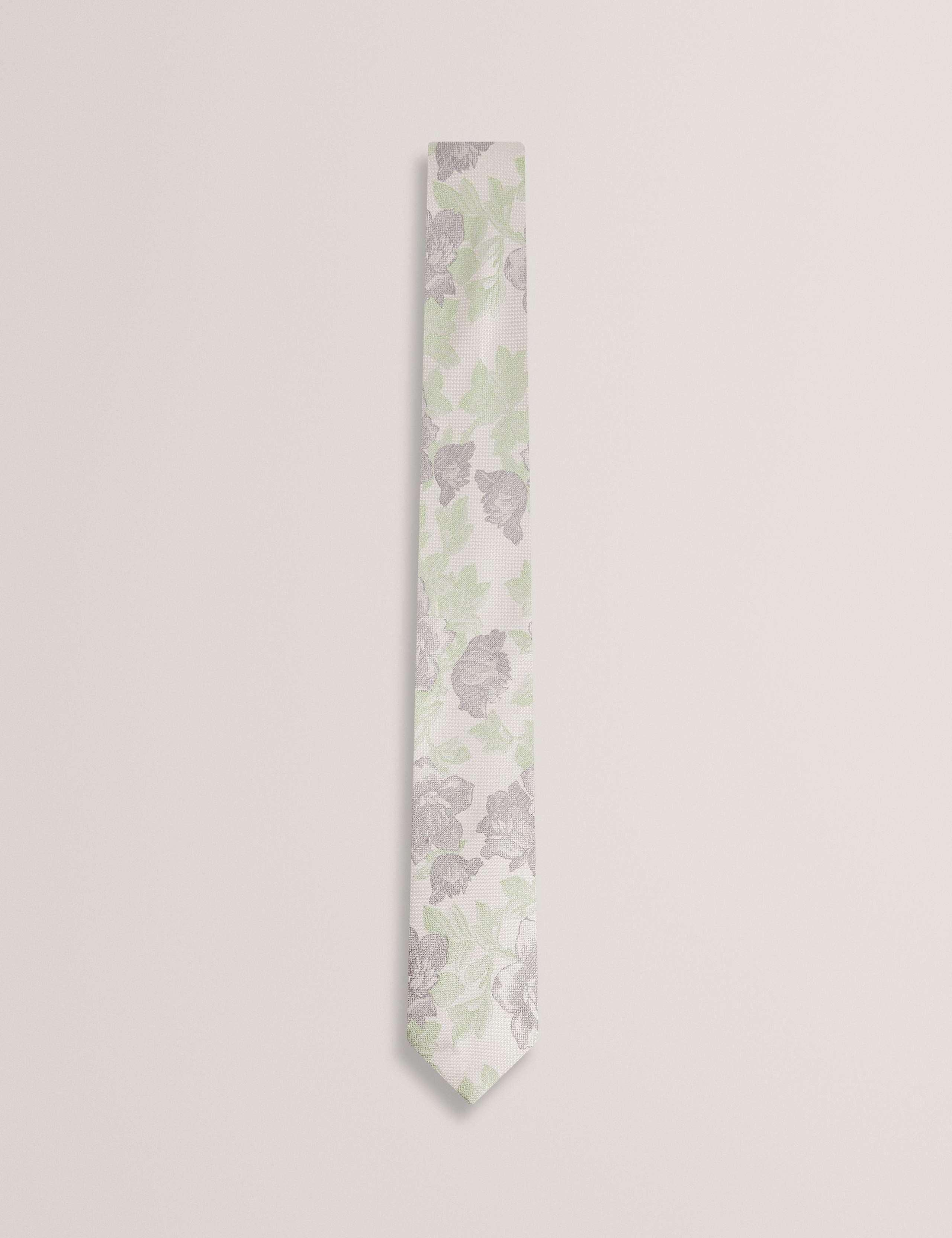 Jacquard Floral Pure Silk Tie