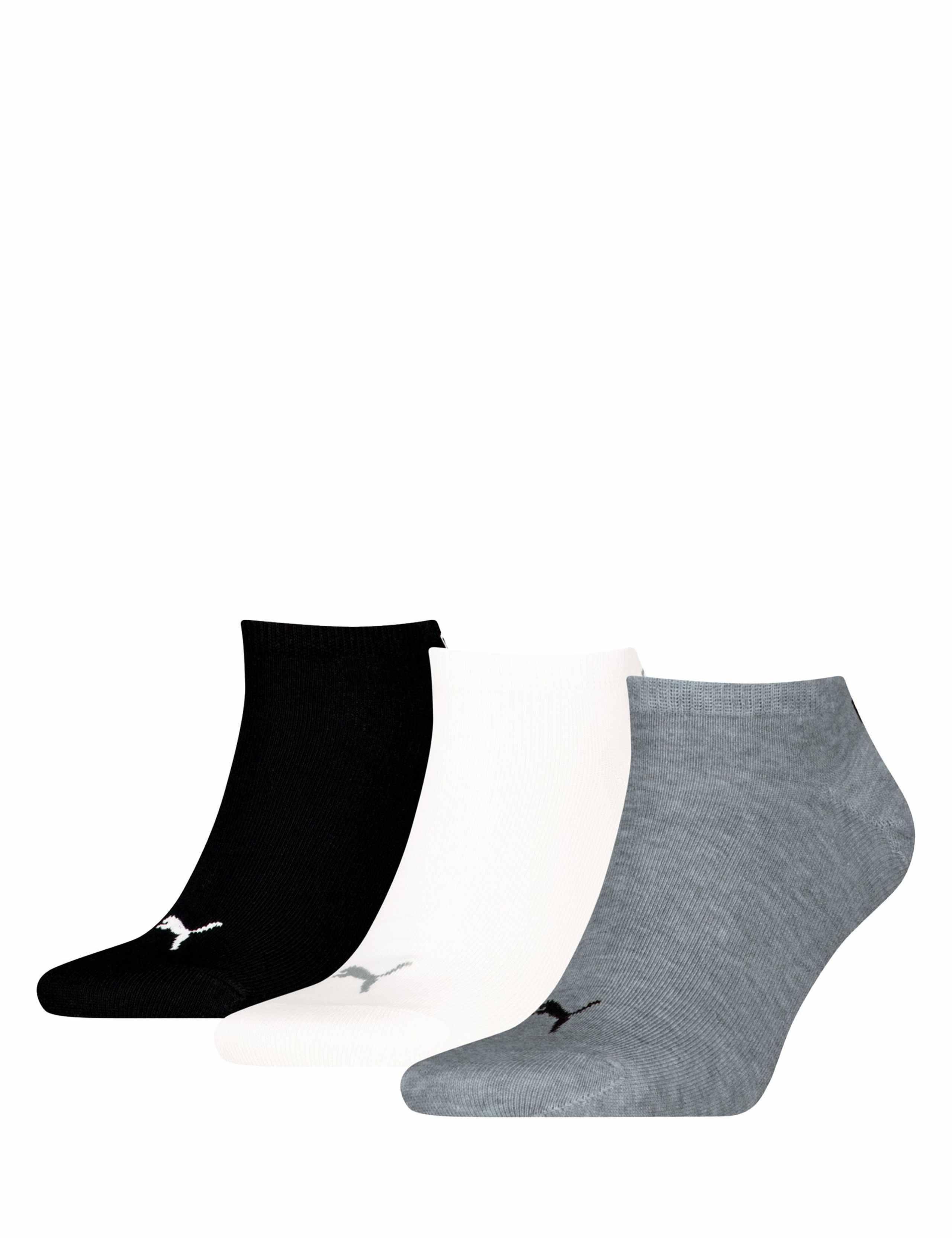 3pk Assorted Cotton Rich Trainer Socks