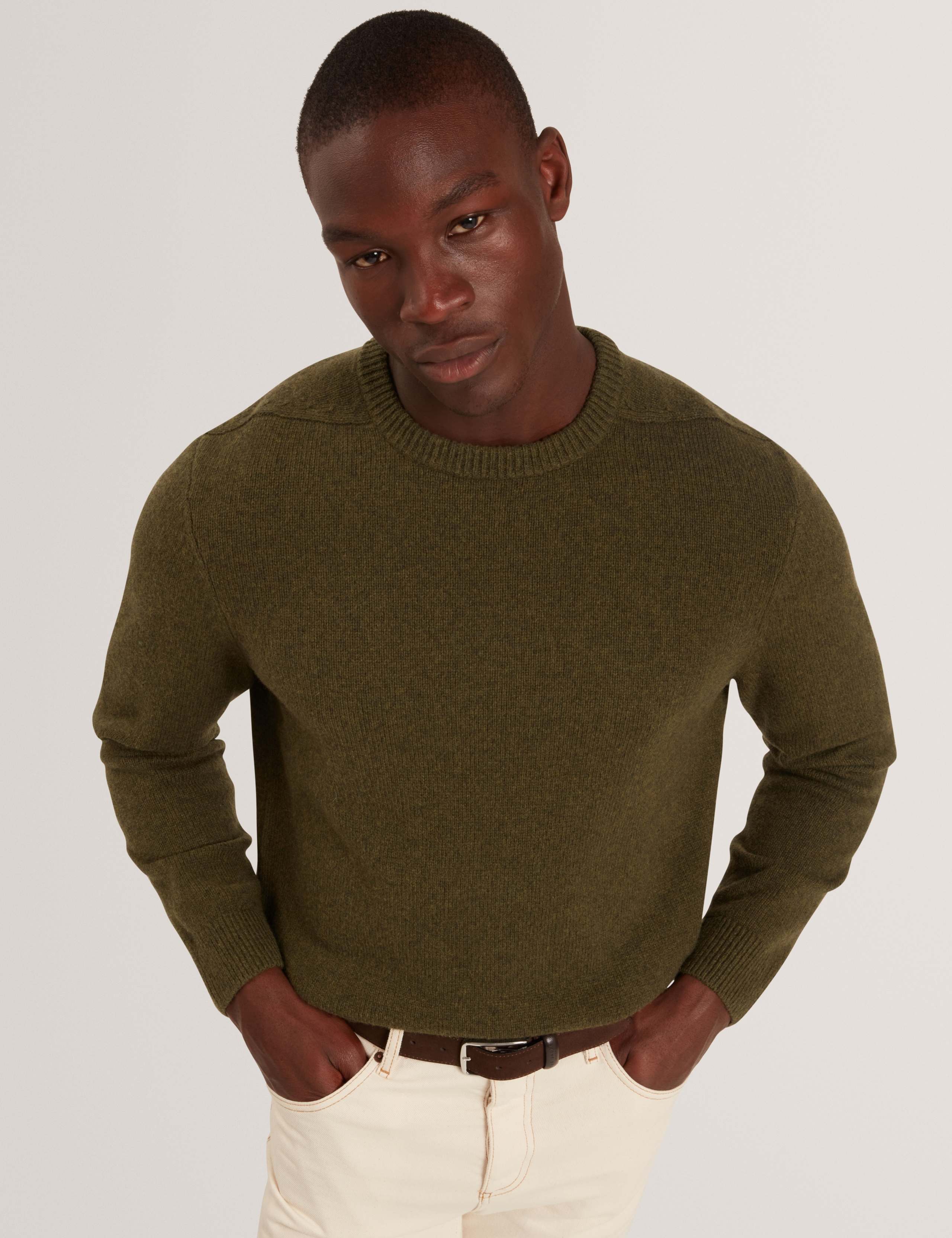 Wool Rich Crew Neck Jumper