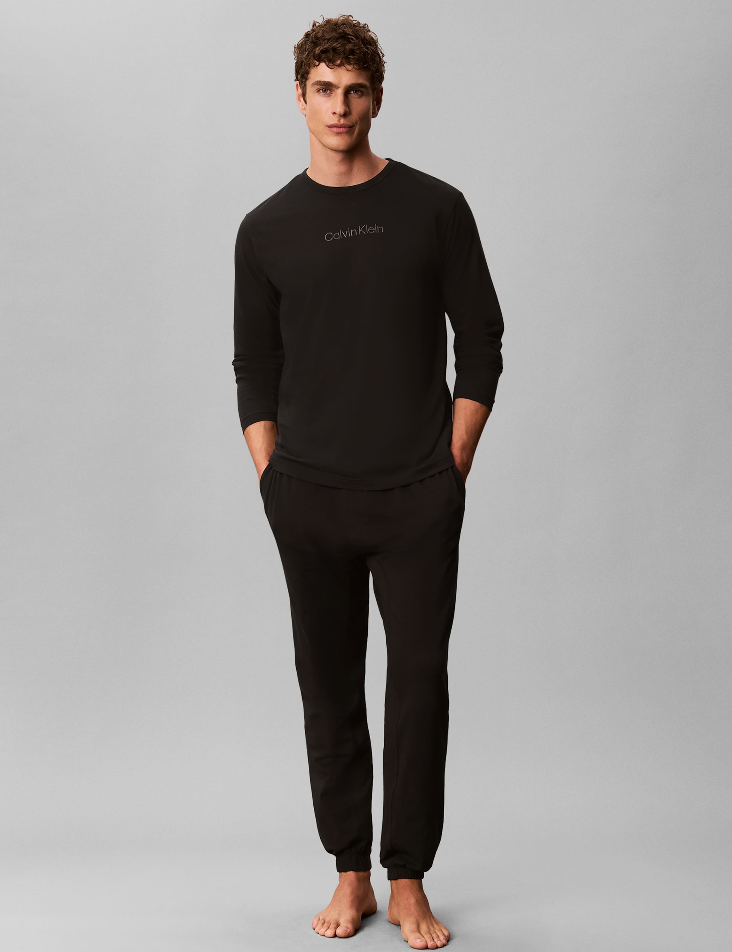 Pure Cotton Cuffed Loungewear Set