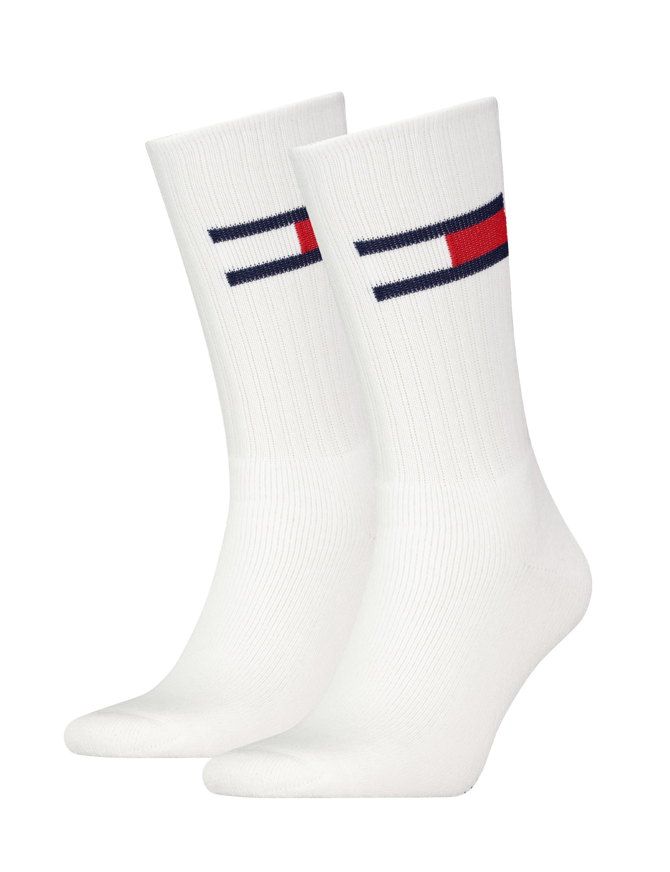 2pk Flag Logo Cotton Rich Sports Socks