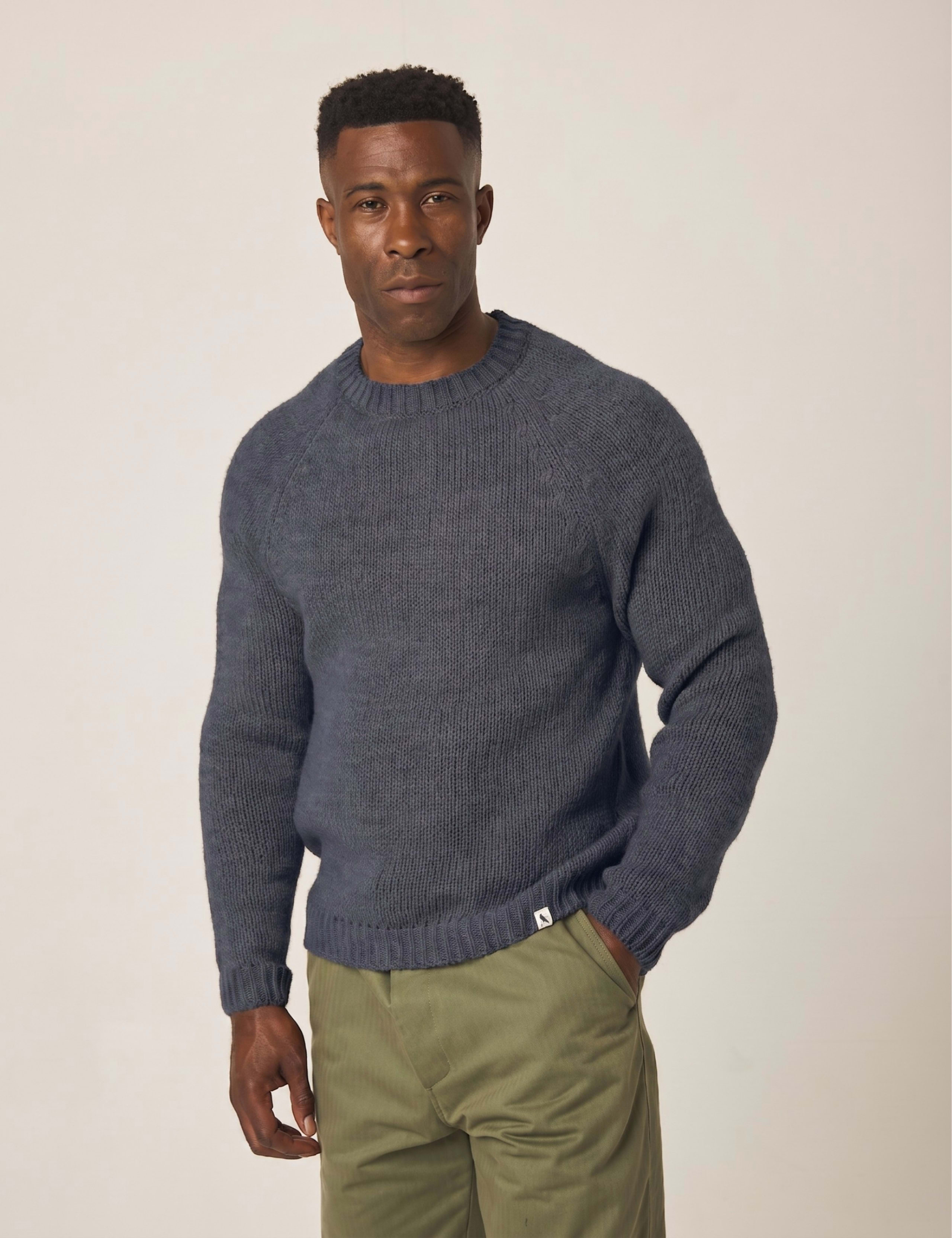 Pure Wool Crew Neck Jumper