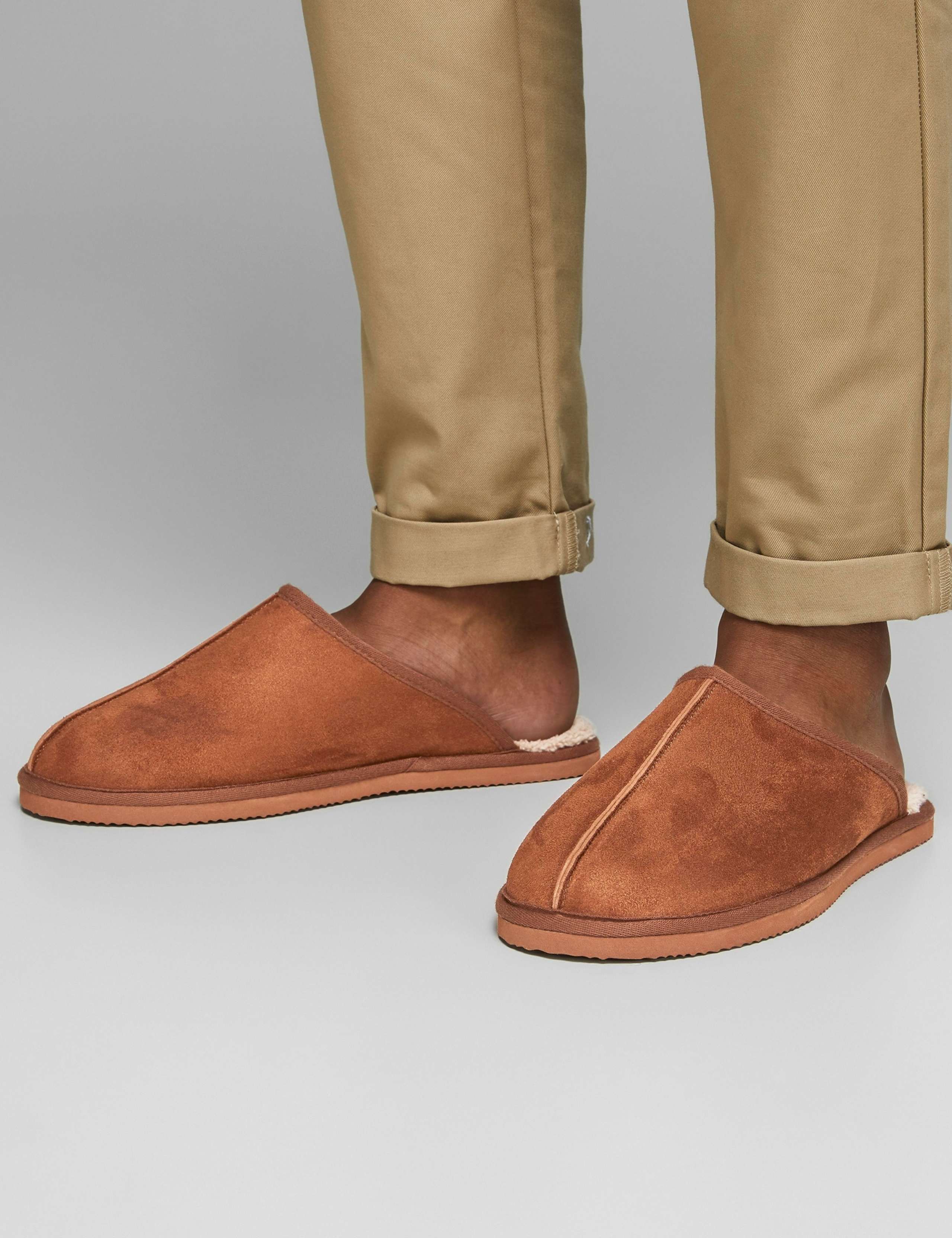 Fleece Lined Mule Slippers