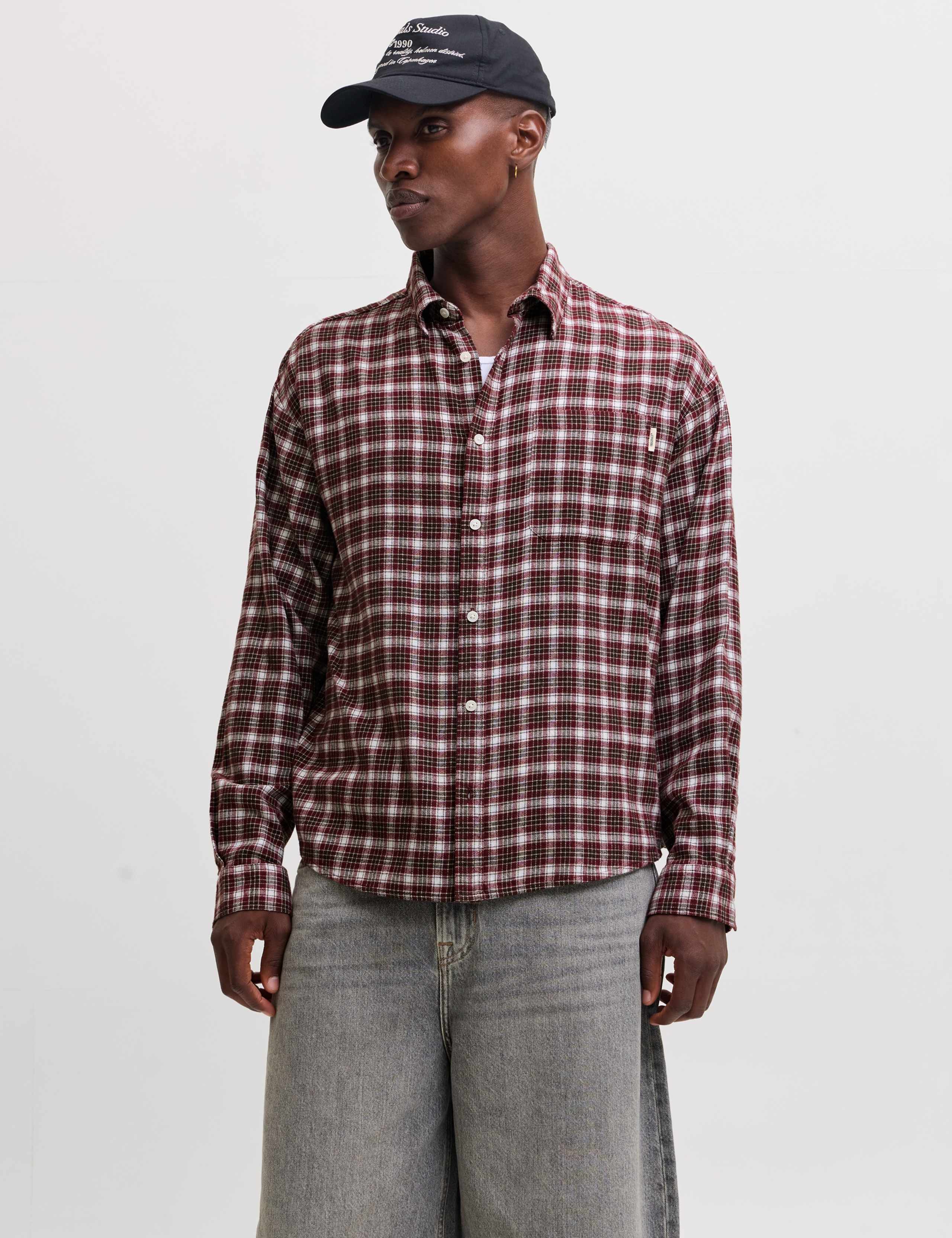 Pure Cotton Checked Flannel Shirt