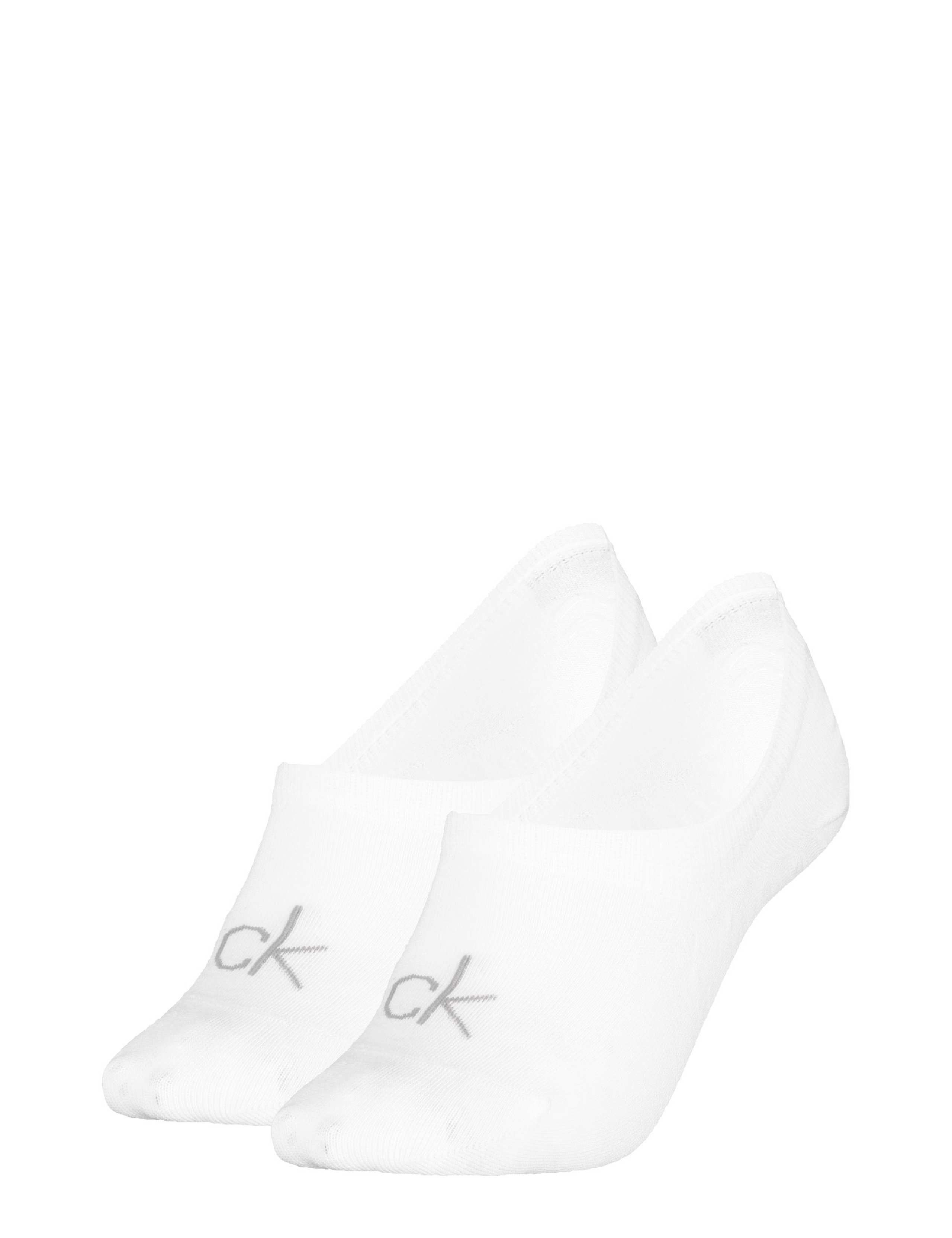 2pk Cotton Rich Monogram Logo Footsies