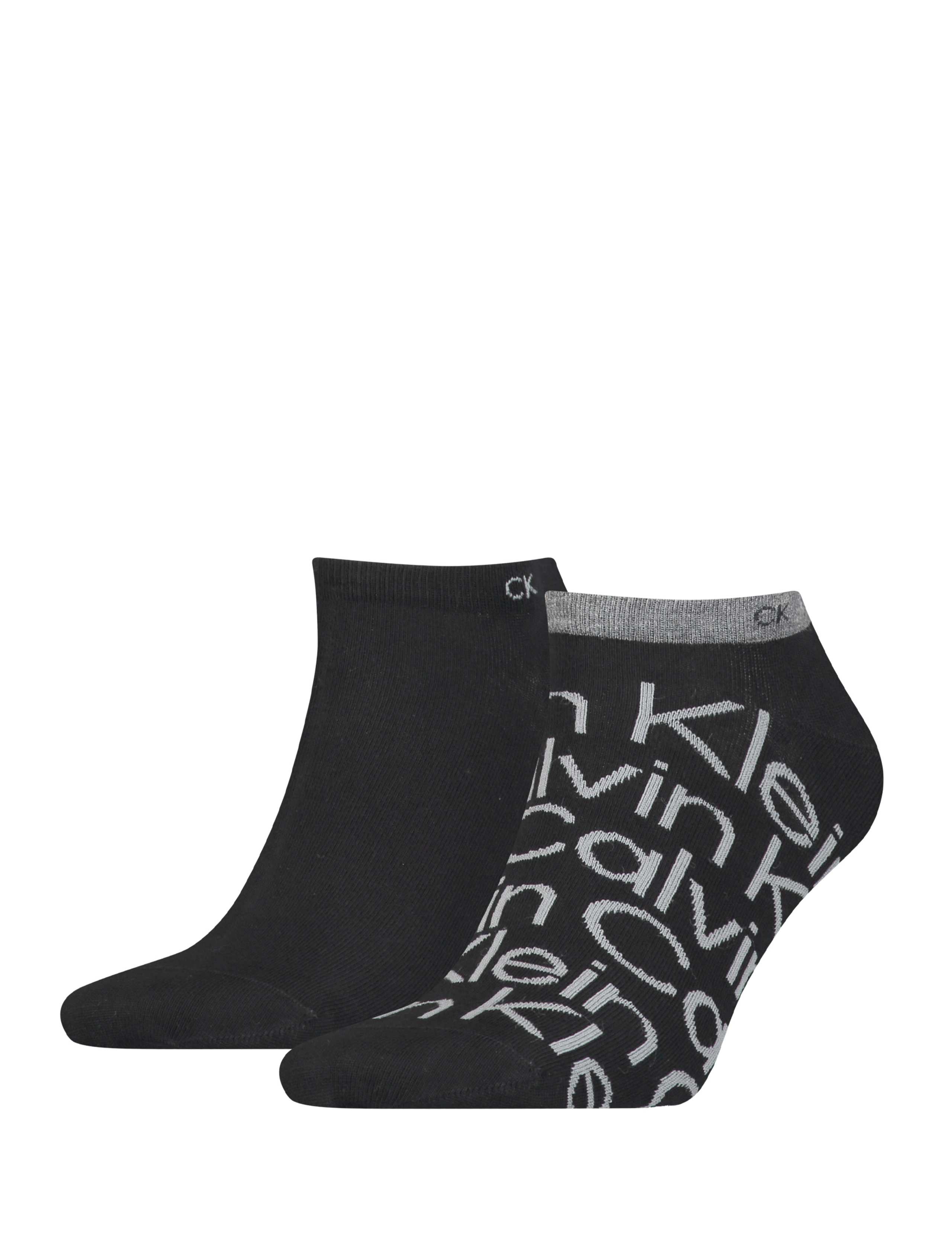 2pk Cotton Blend Trainer Socks
